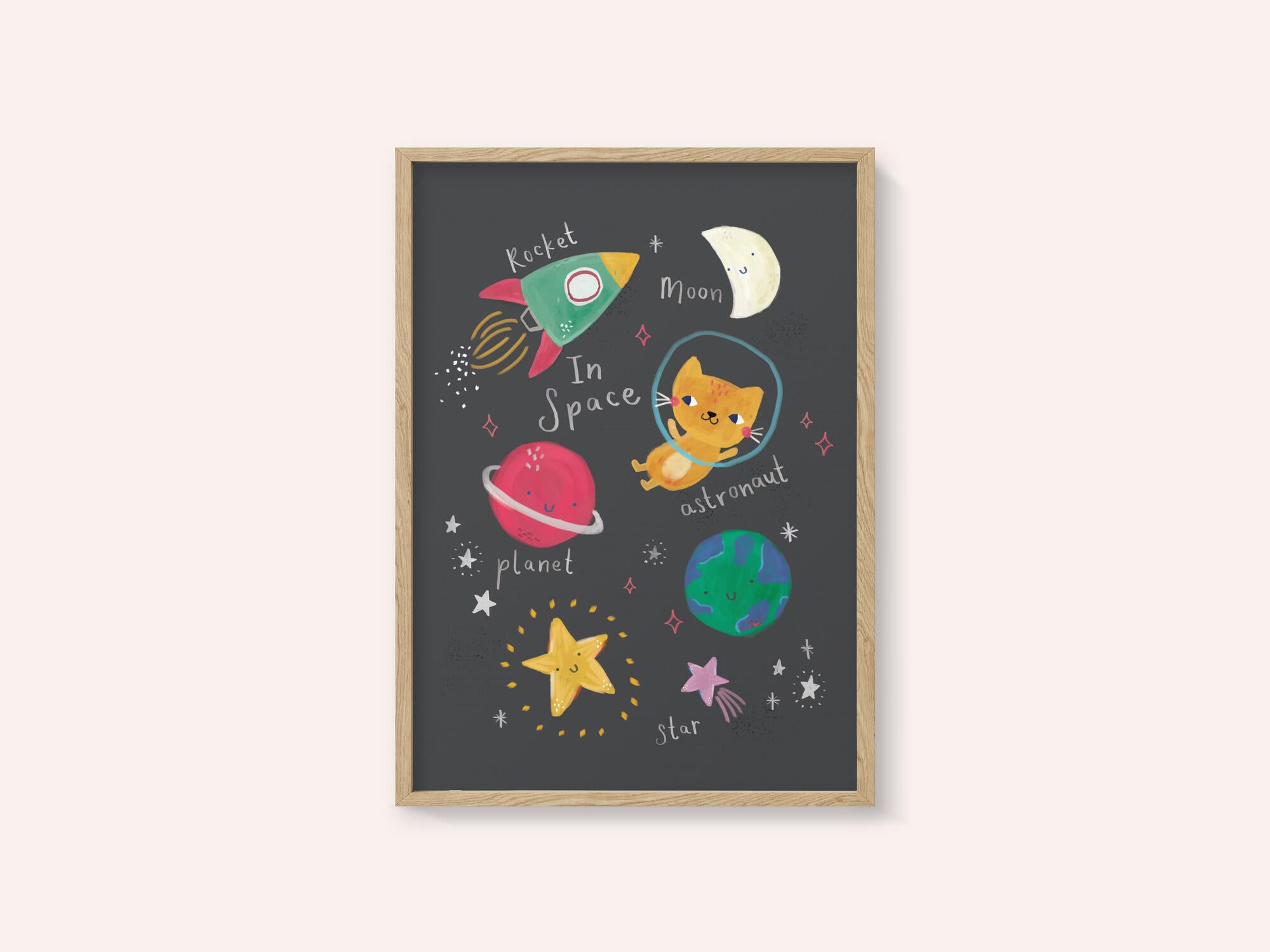 Rocket Cat In Space