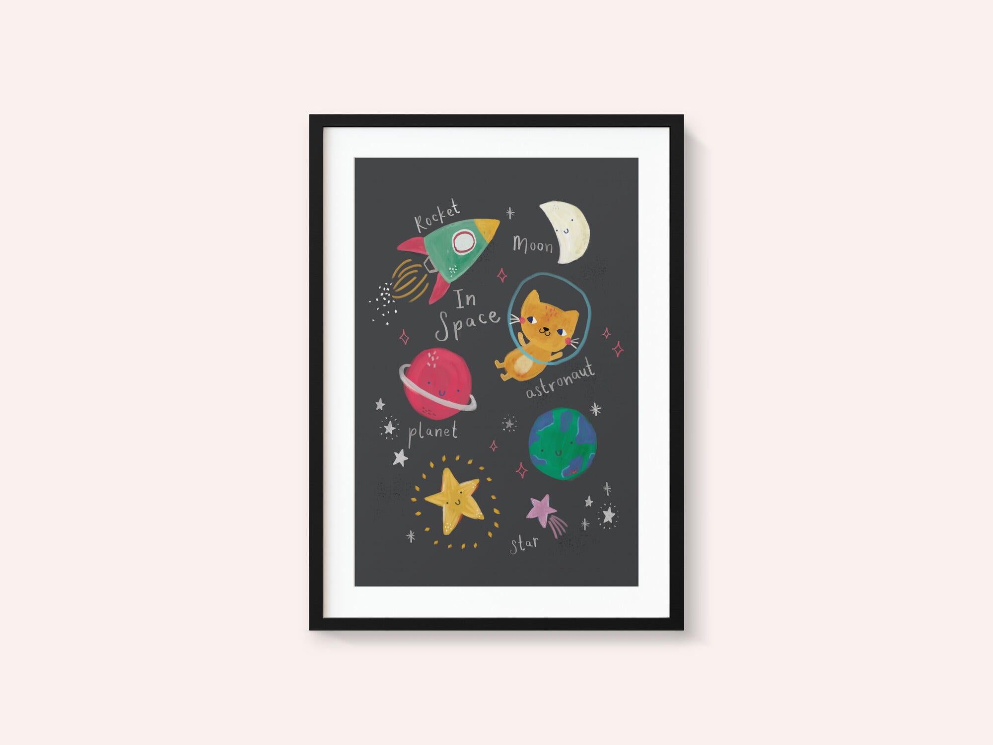 Rocket Cat In Space
