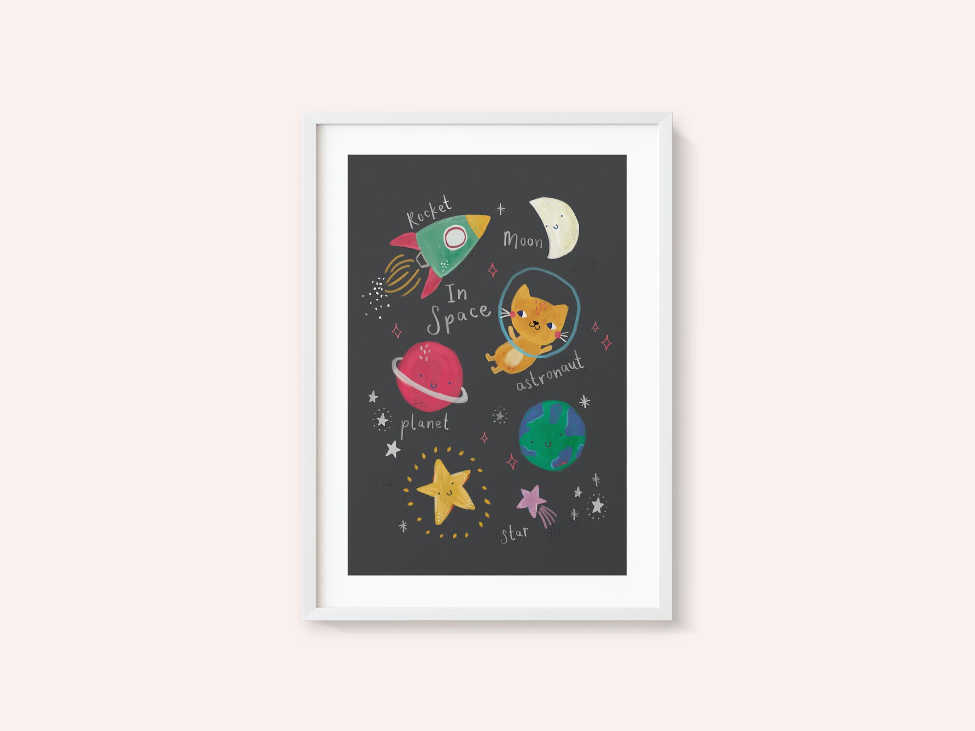 Rocket Cat In Space