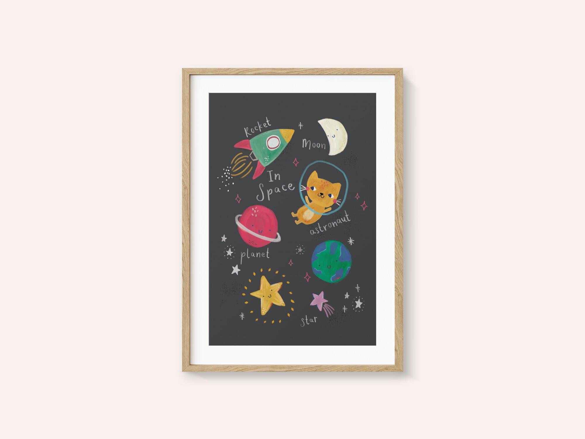 Rocket Cat In Space