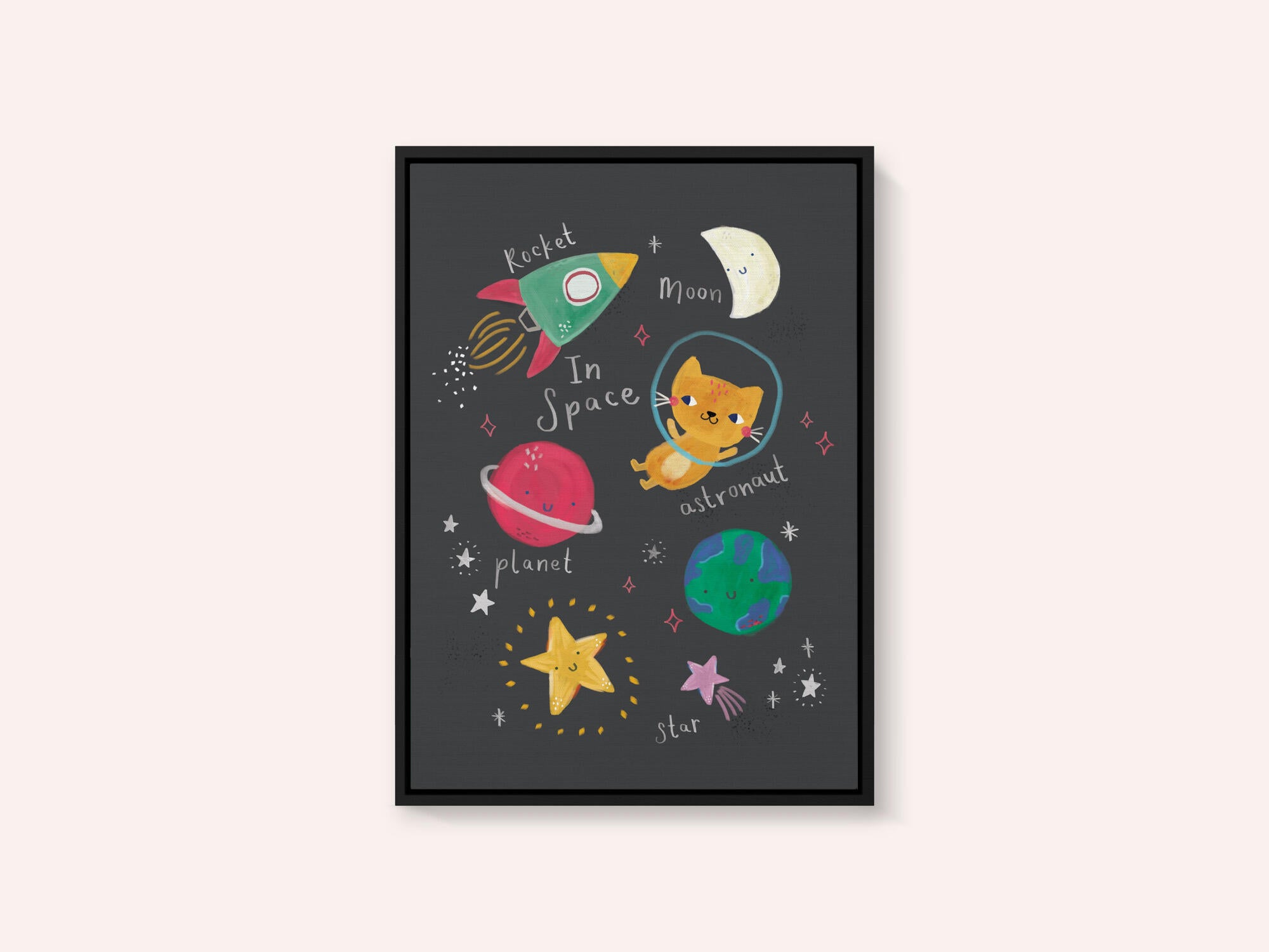 Rocket Cat In Space