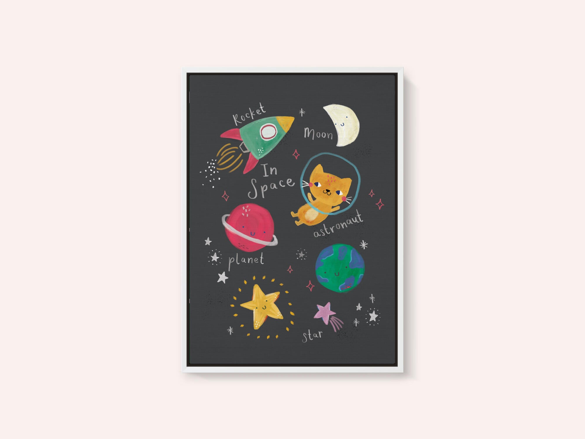 Rocket Cat In Space