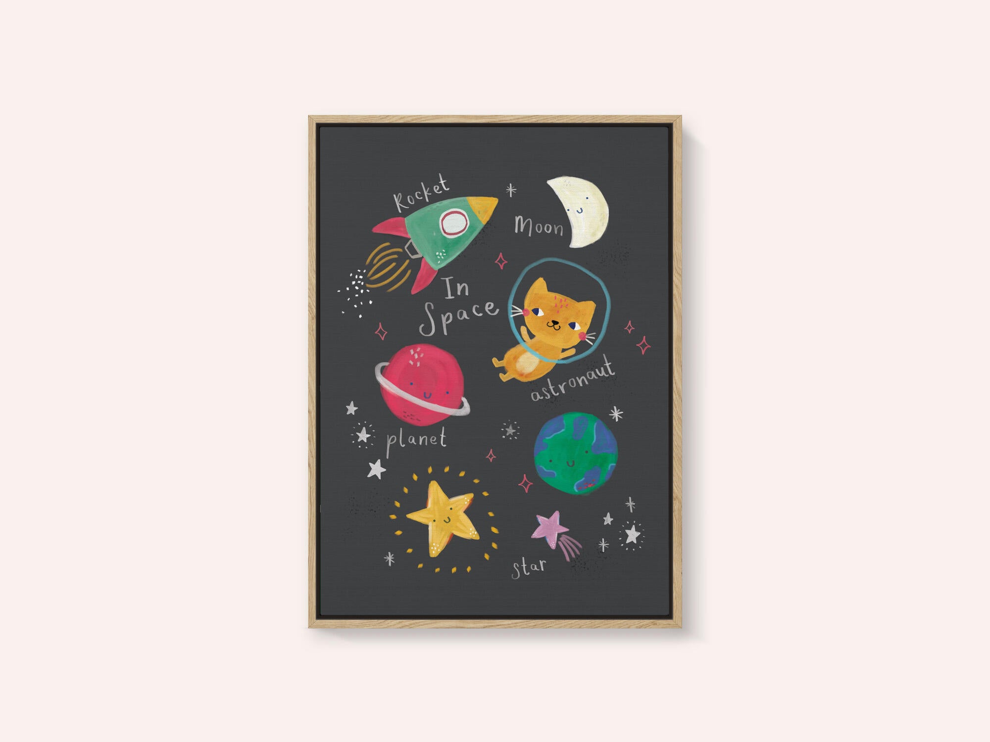 Rocket Cat In Space