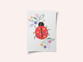 Cute Ladybug Flowers