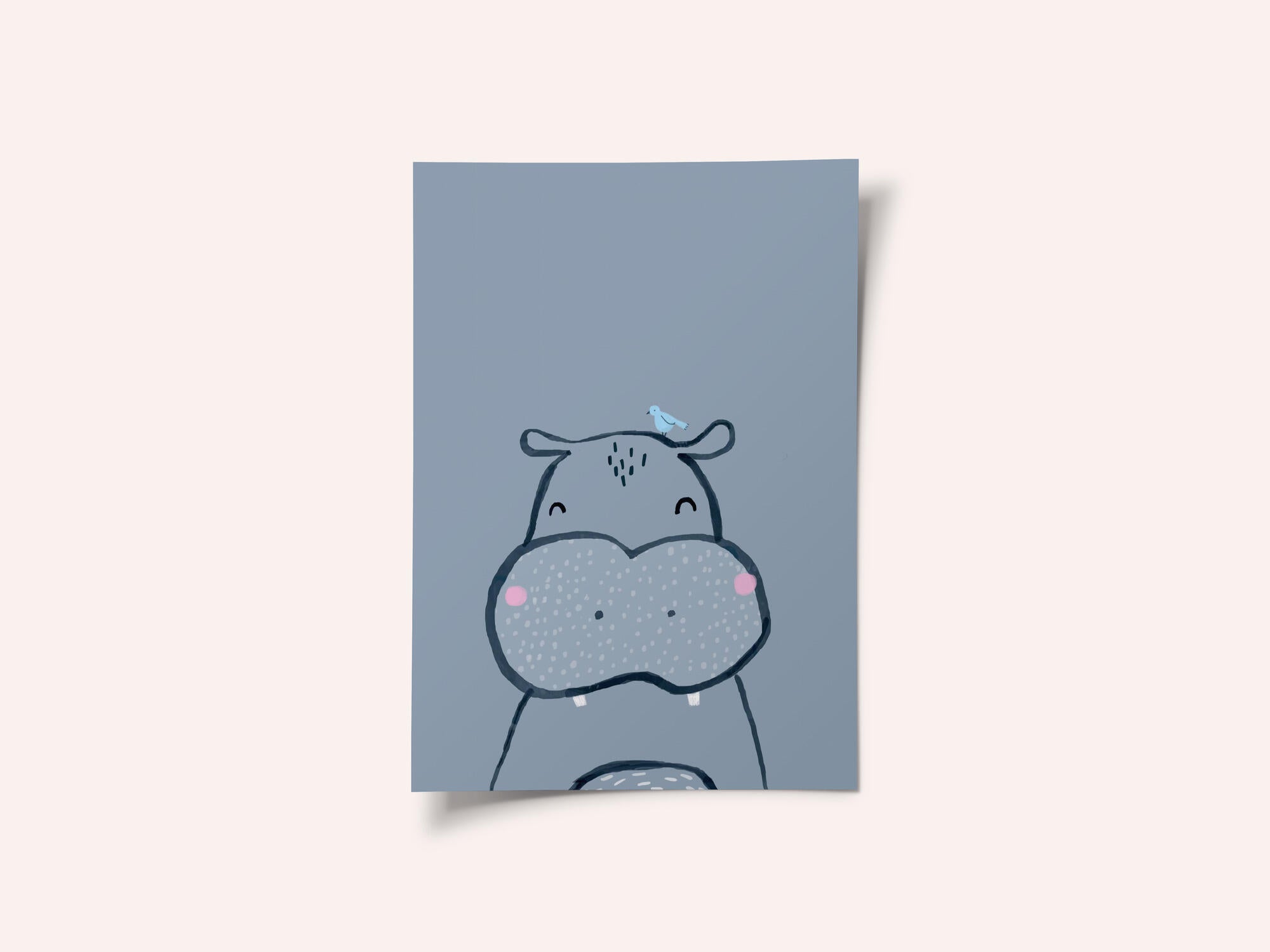 Sweet Hippo and Bird