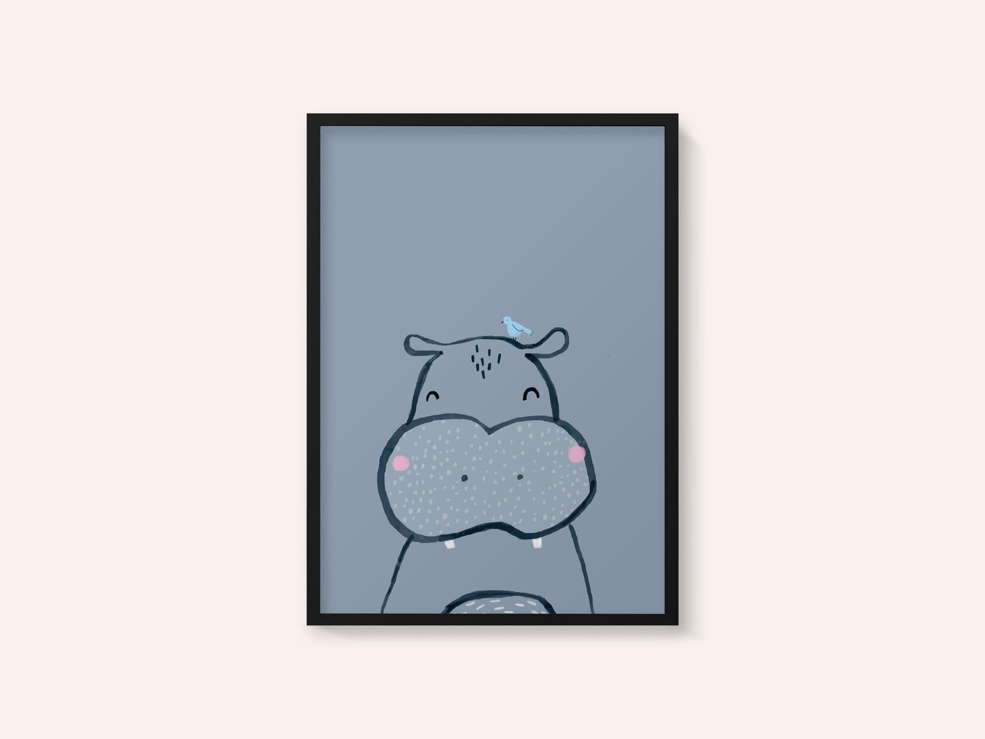 Sweet Hippo and Bird