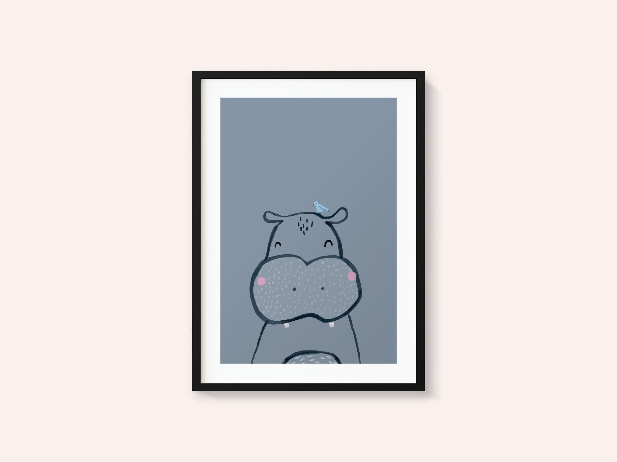 Sweet Hippo and Bird