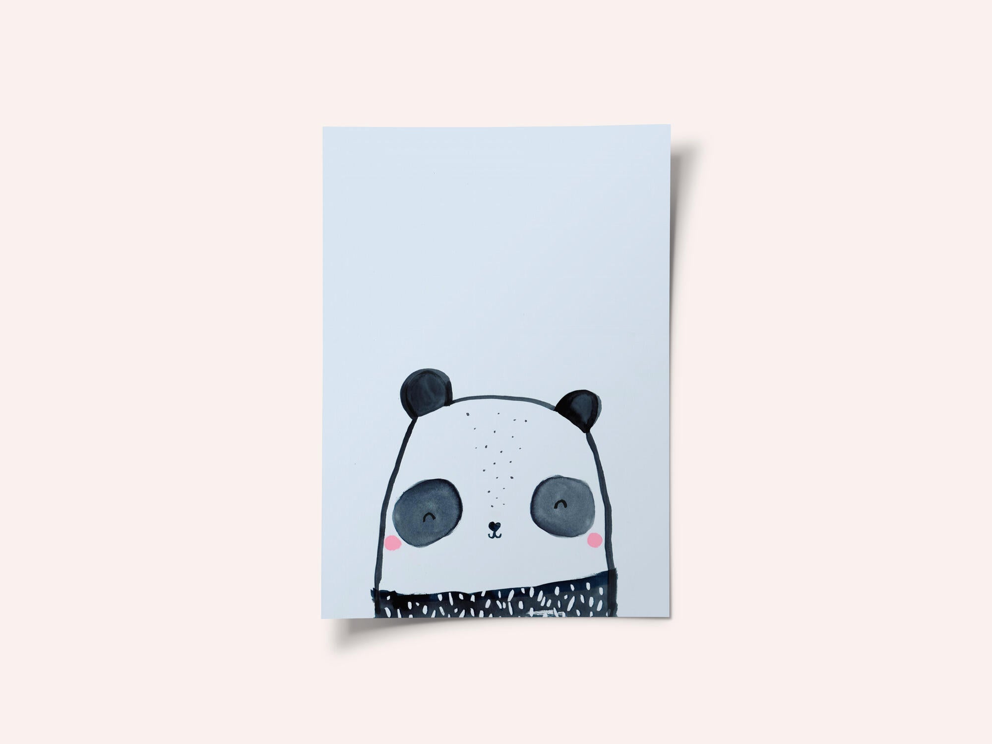 Happy Panda Face