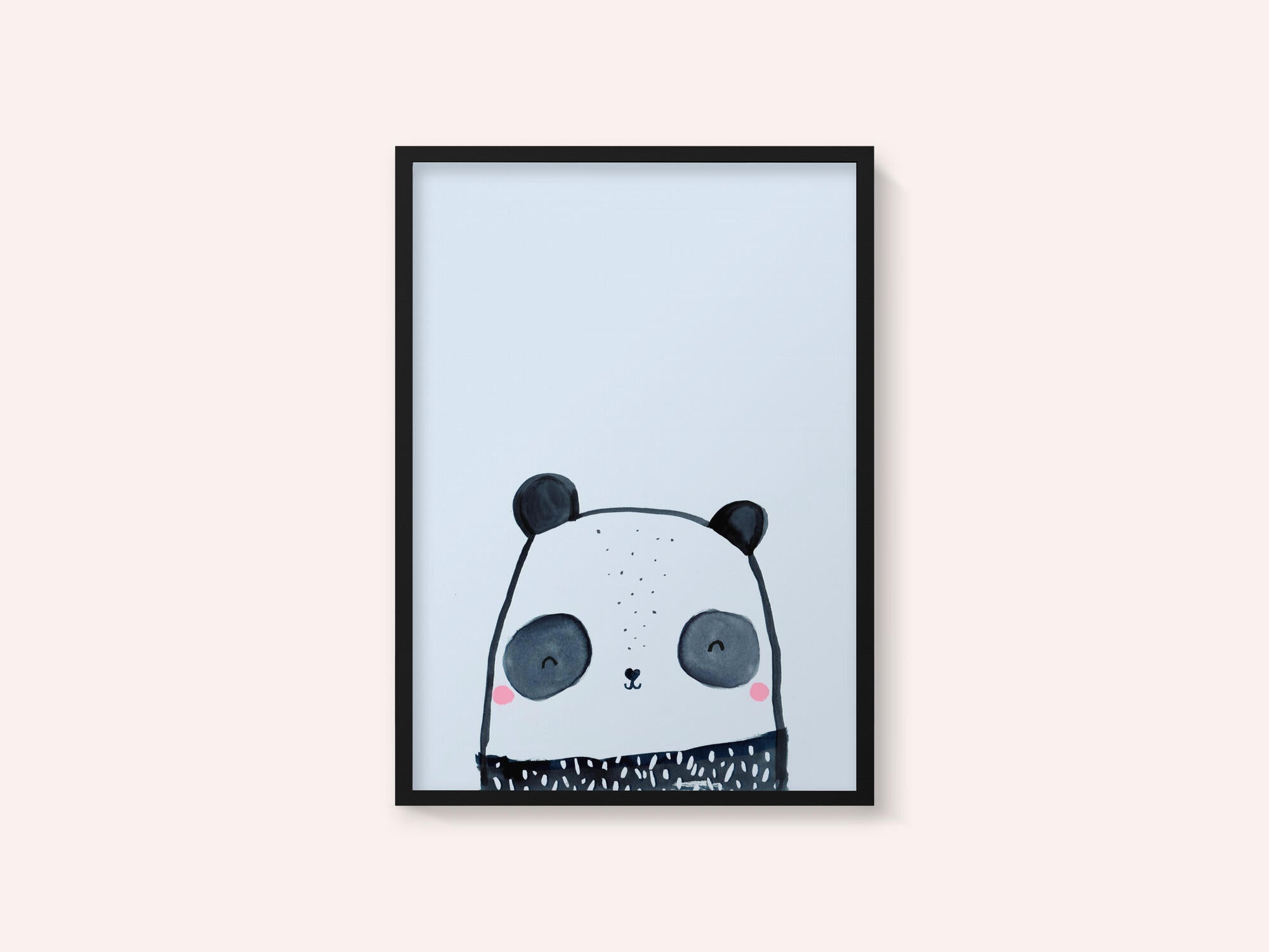 Happy Panda Face