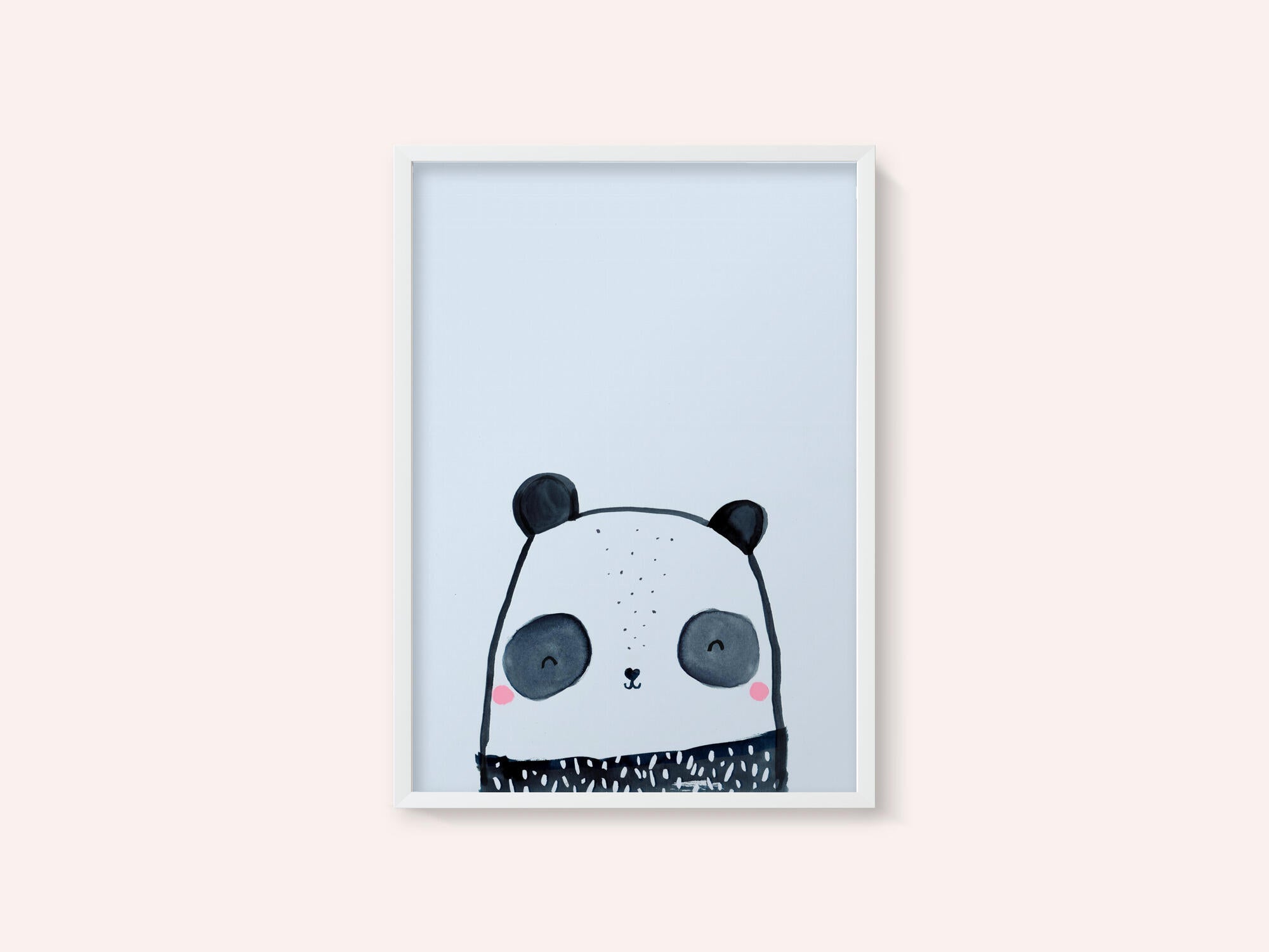 Happy Panda Face