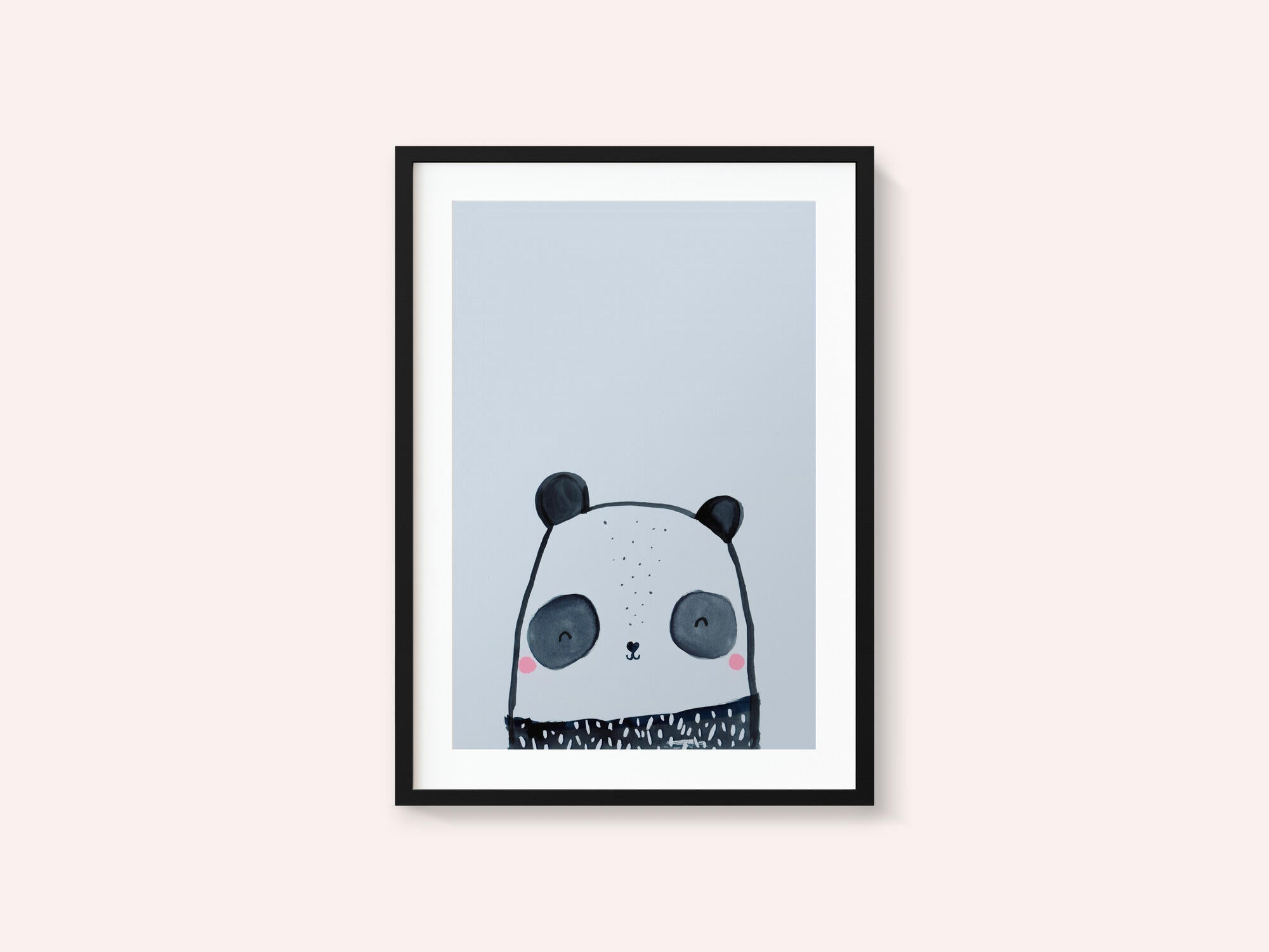Happy Panda Face