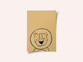 Smiling Cartoon Lion