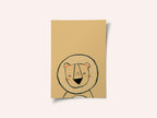 Smiling Cartoon Lion
