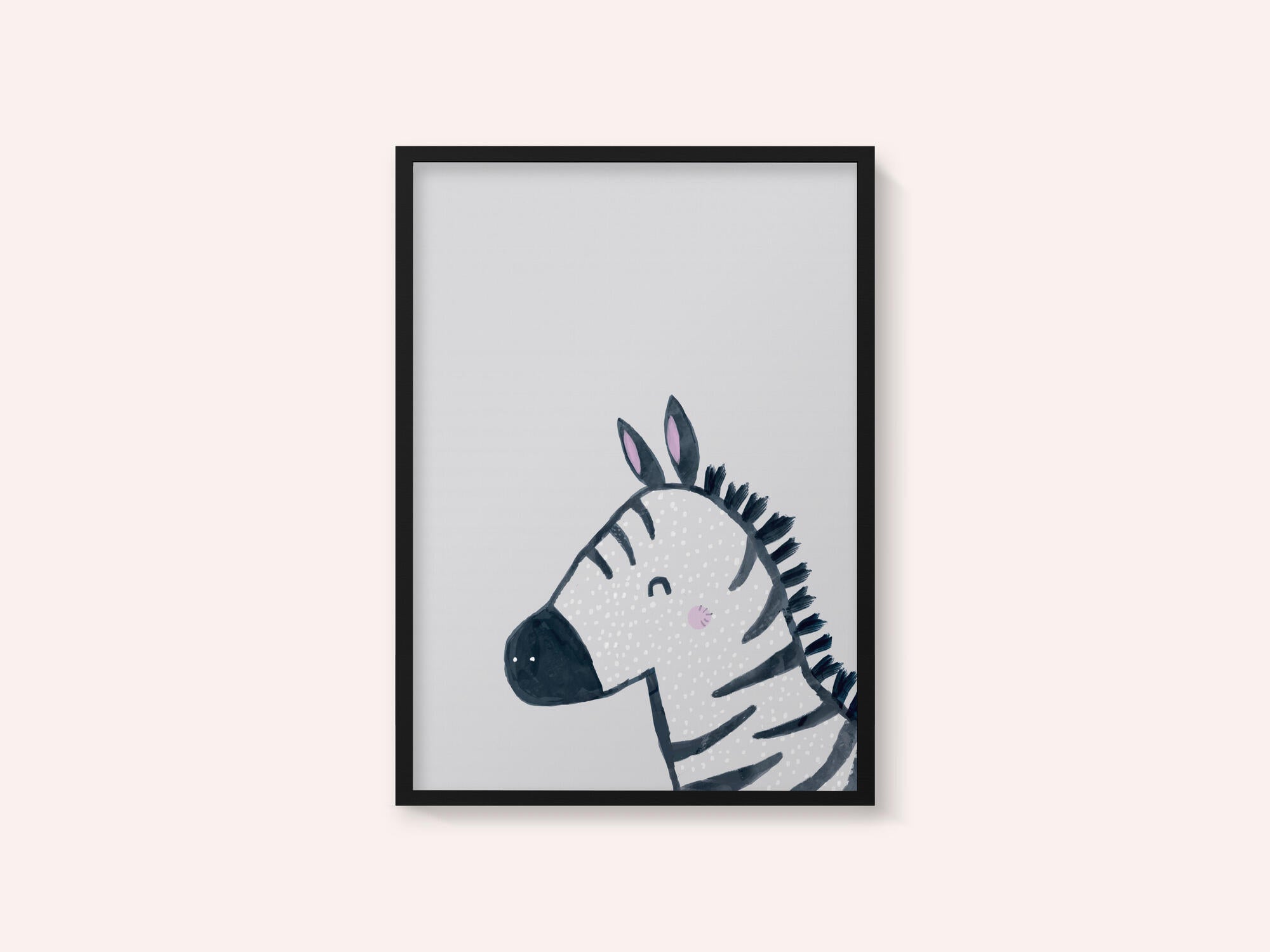 Sweet Smiling Zebra