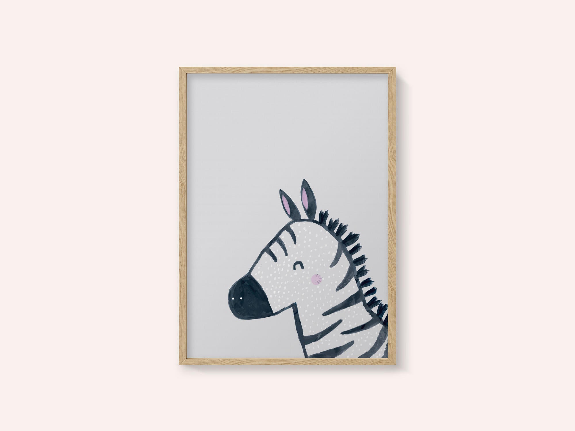 Sweet Smiling Zebra