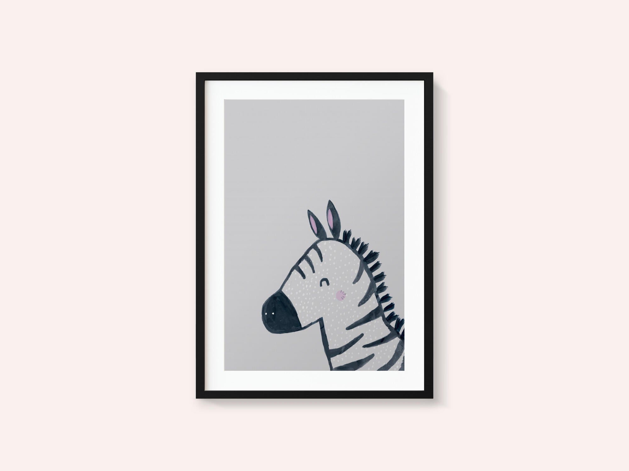 Sweet Smiling Zebra