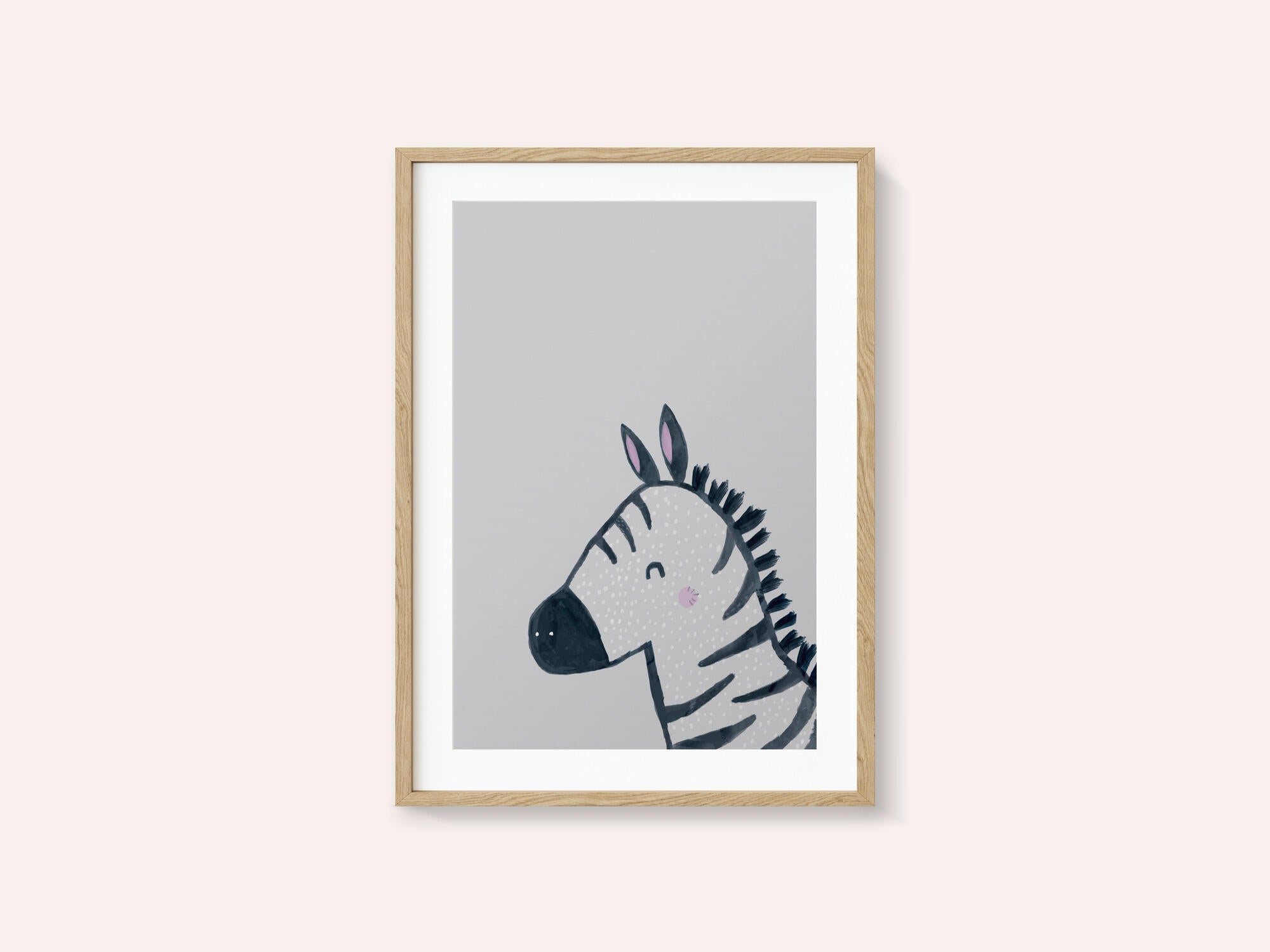 Sweet Smiling Zebra