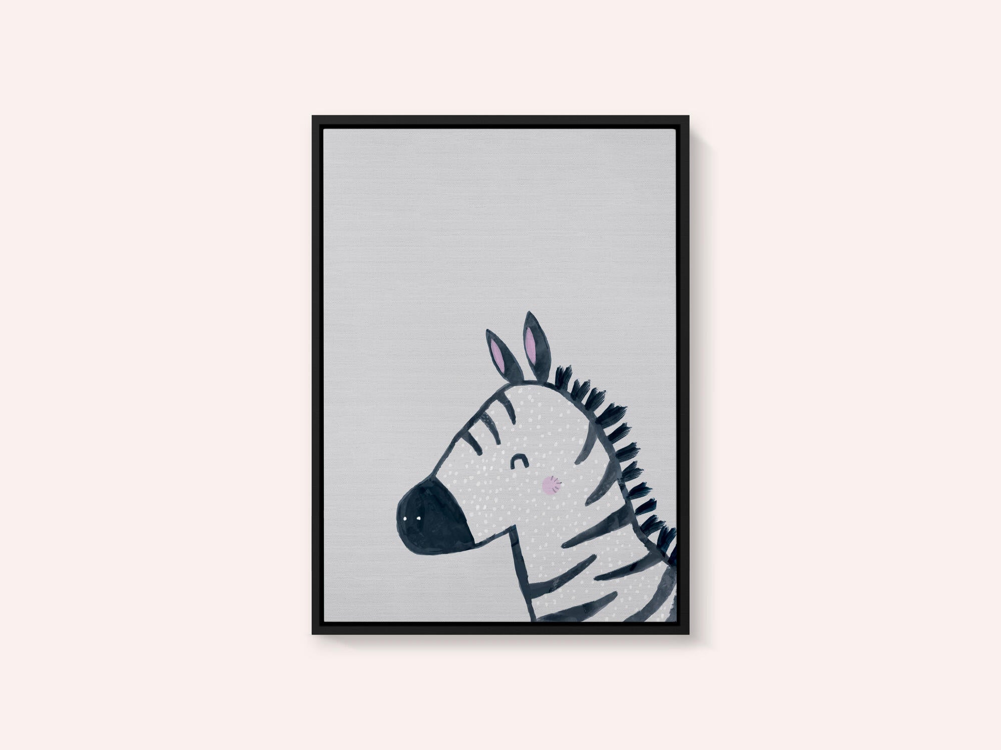 Sweet Smiling Zebra