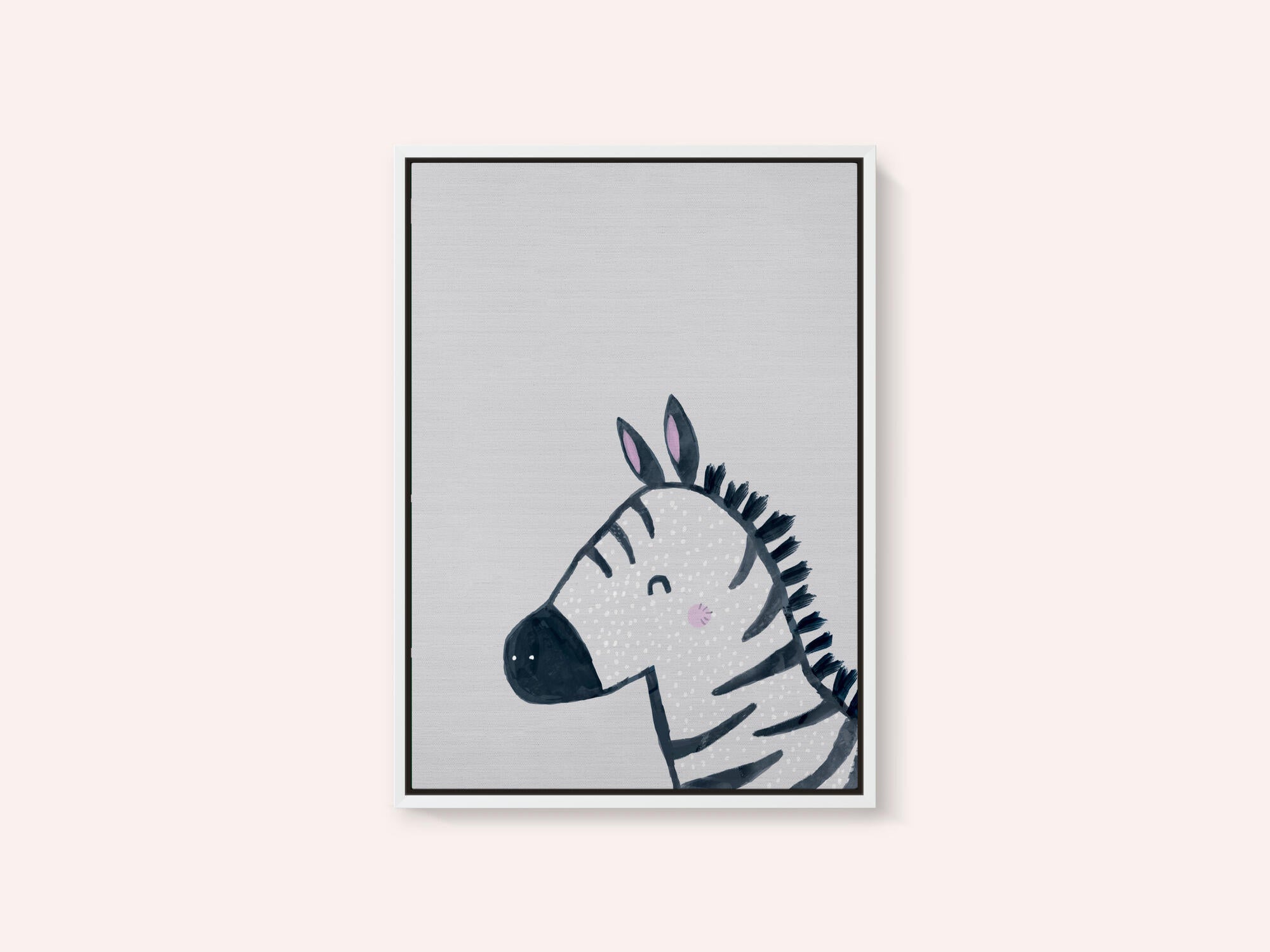 Sweet Smiling Zebra