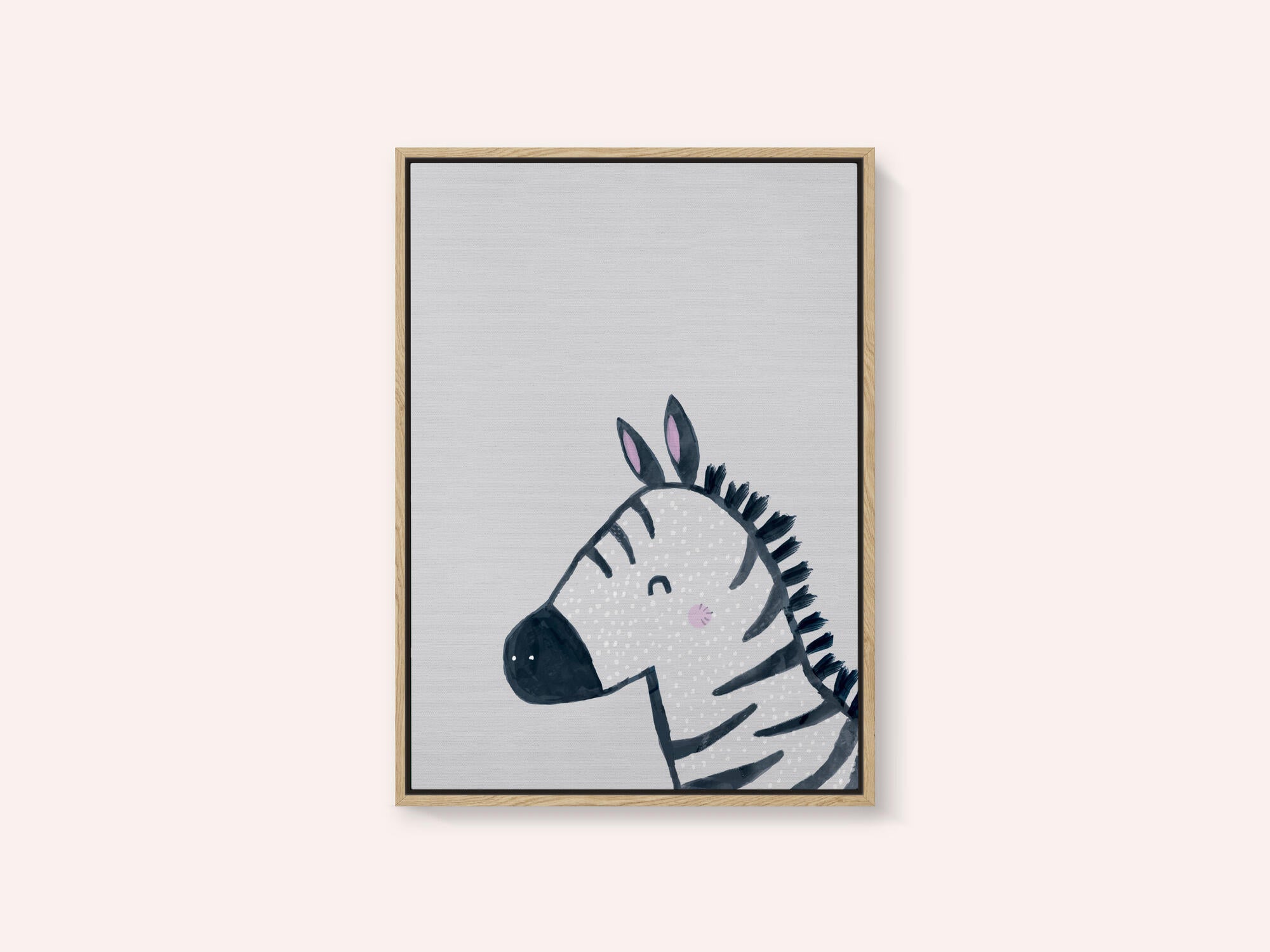Sweet Smiling Zebra