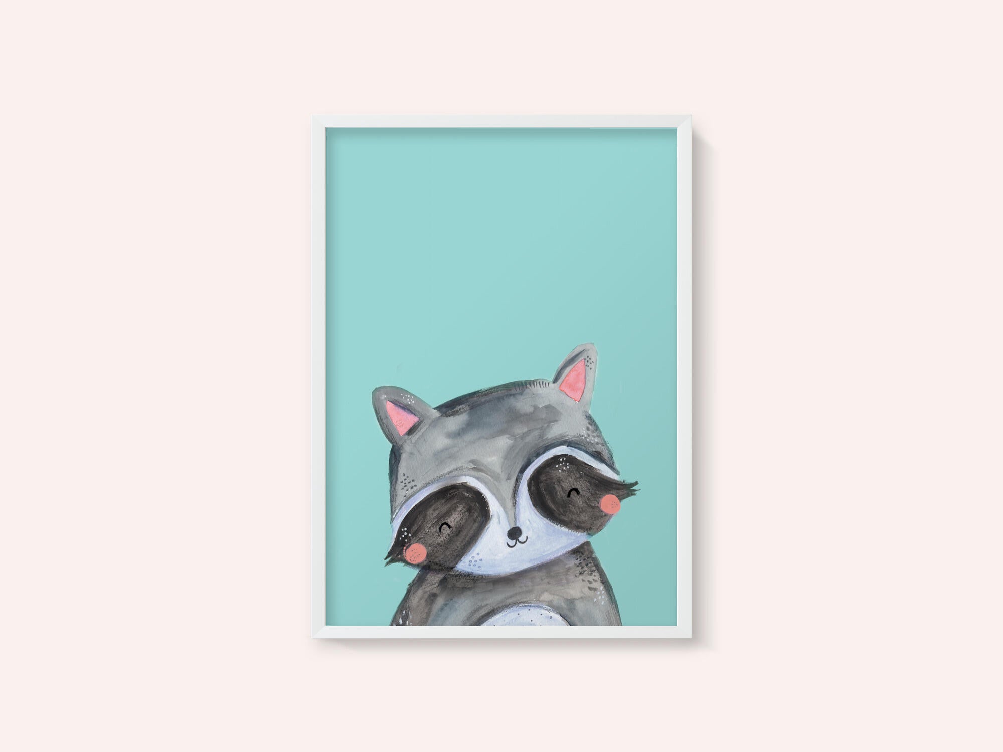 Cute Raccoon Smile