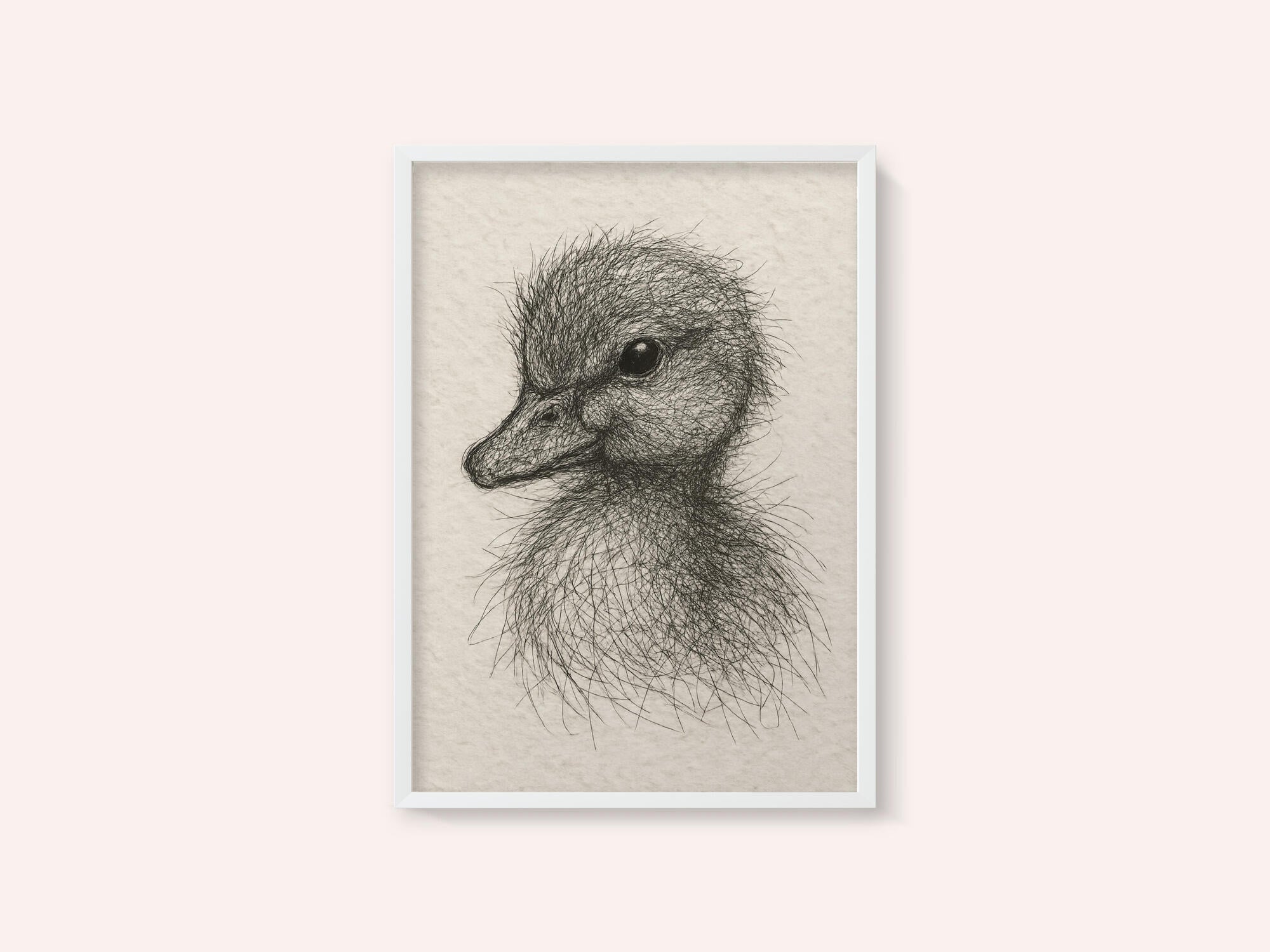 Fluffy Duckling Sketch