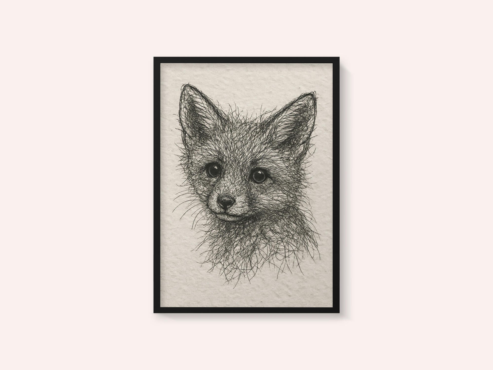Cute Fox Kit Sketch