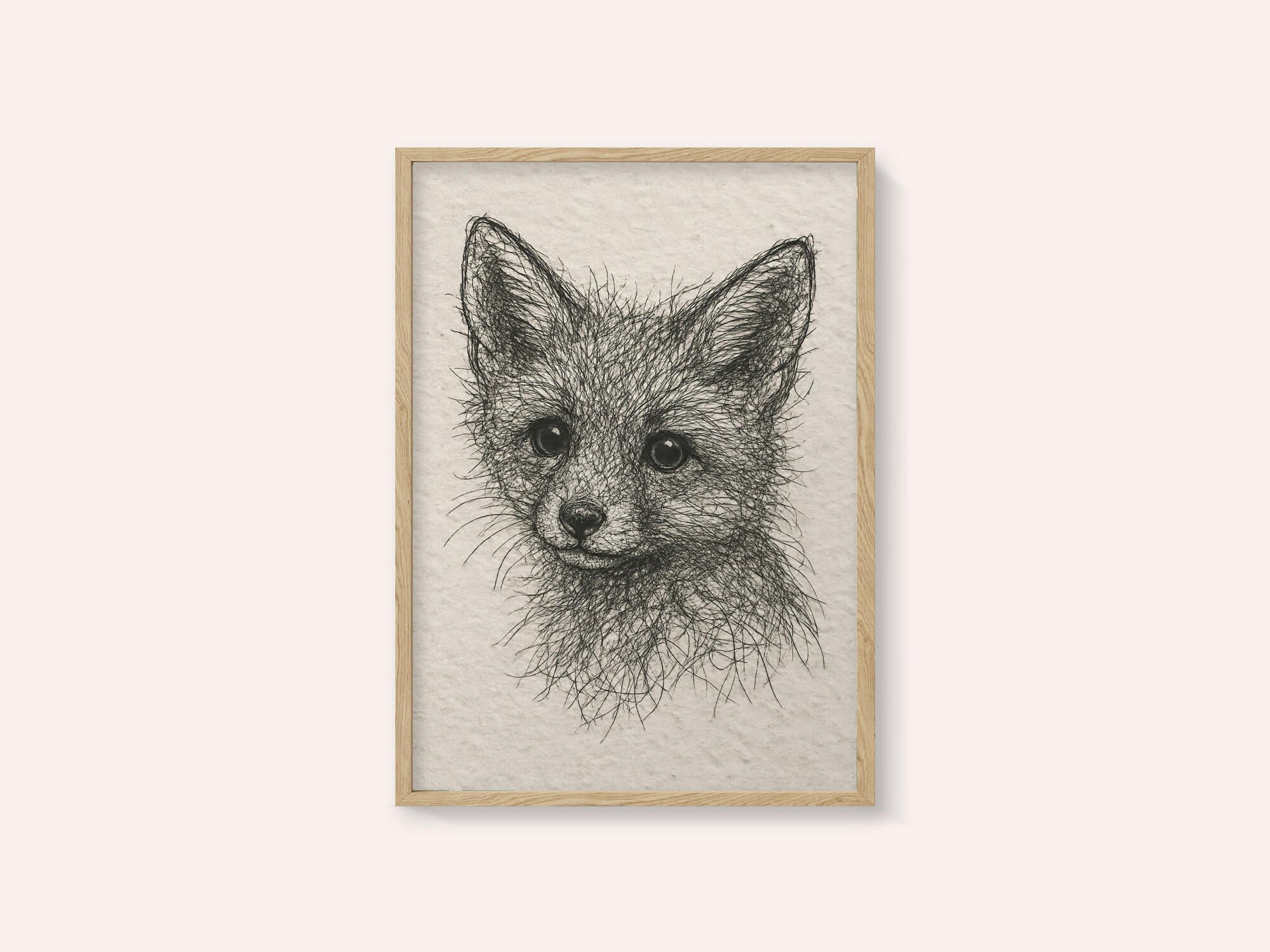 Cute Fox Kit Sketch