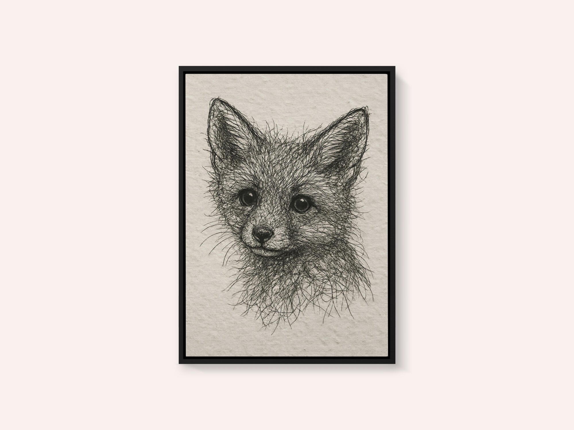 Cute Fox Kit Sketch