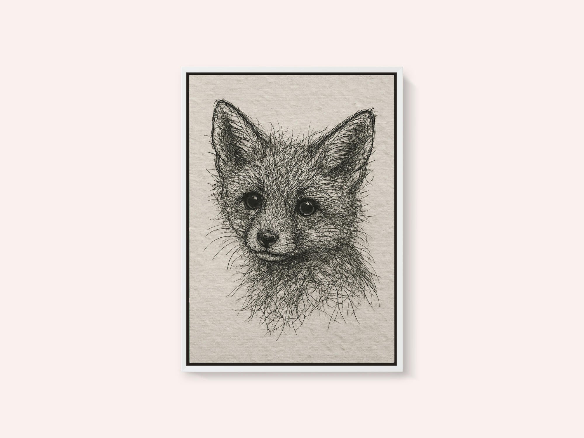 Cute Fox Kit Sketch