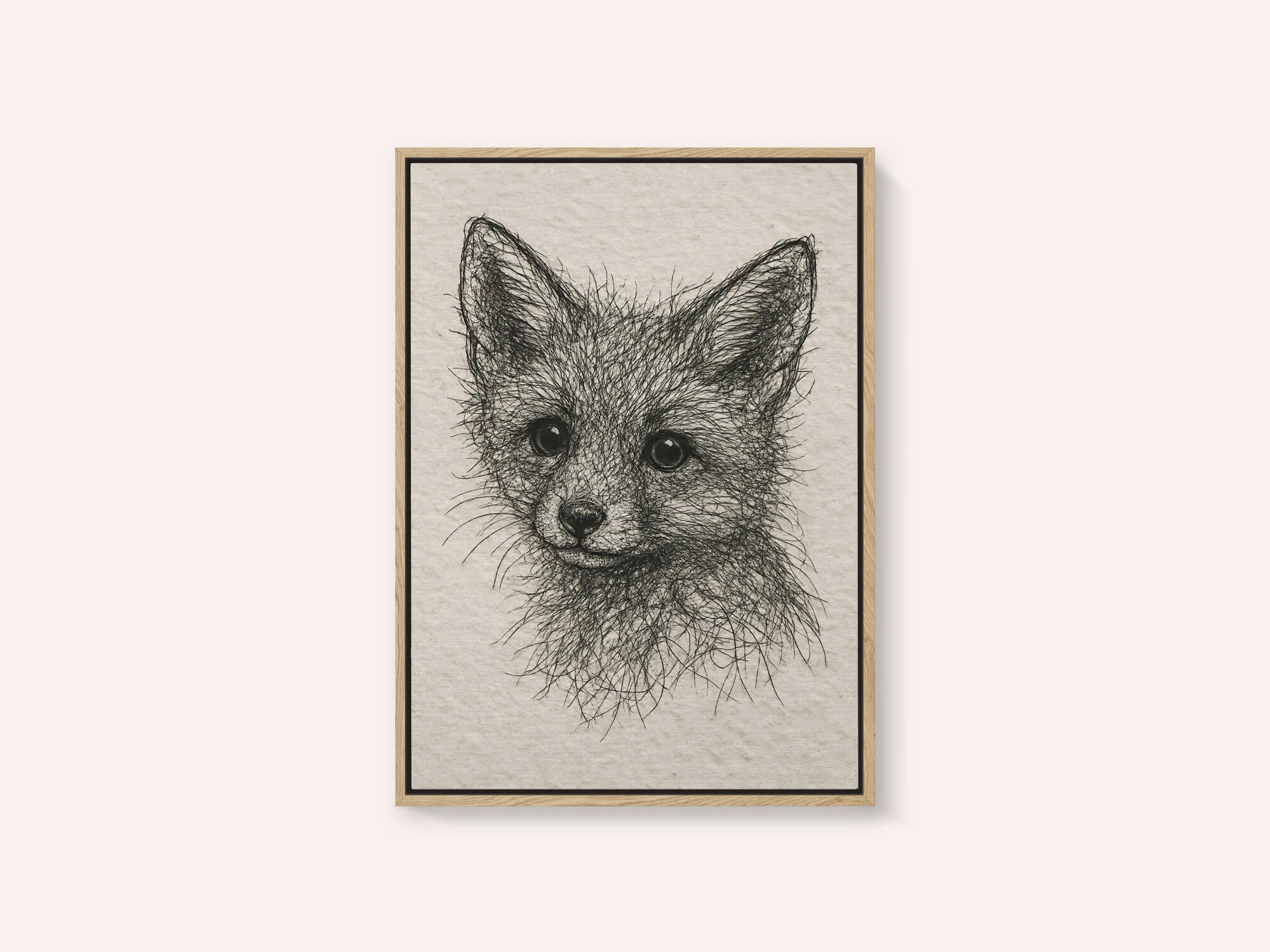 Cute Fox Kit Sketch