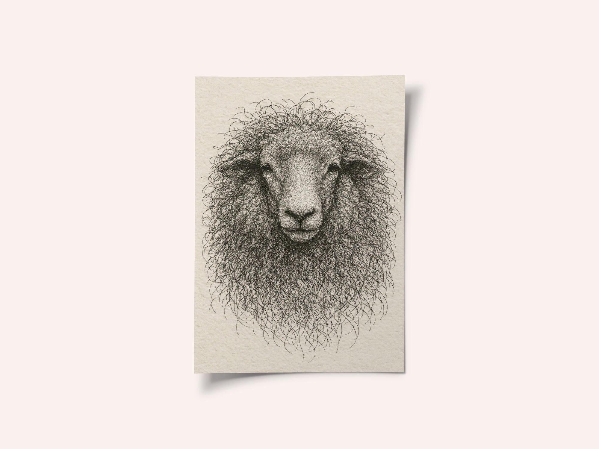 Textured Wool Sheep