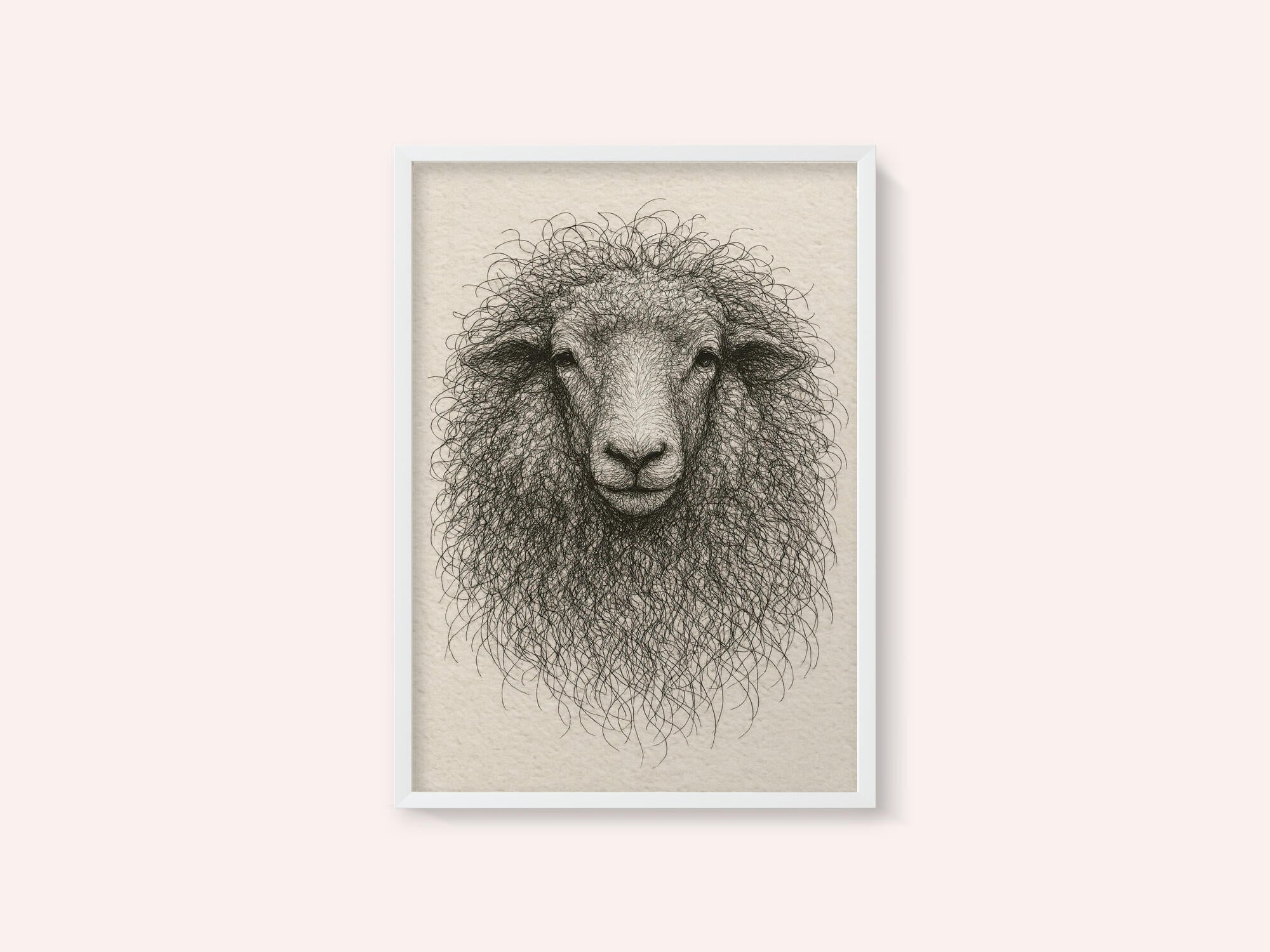 Textured Wool Sheep