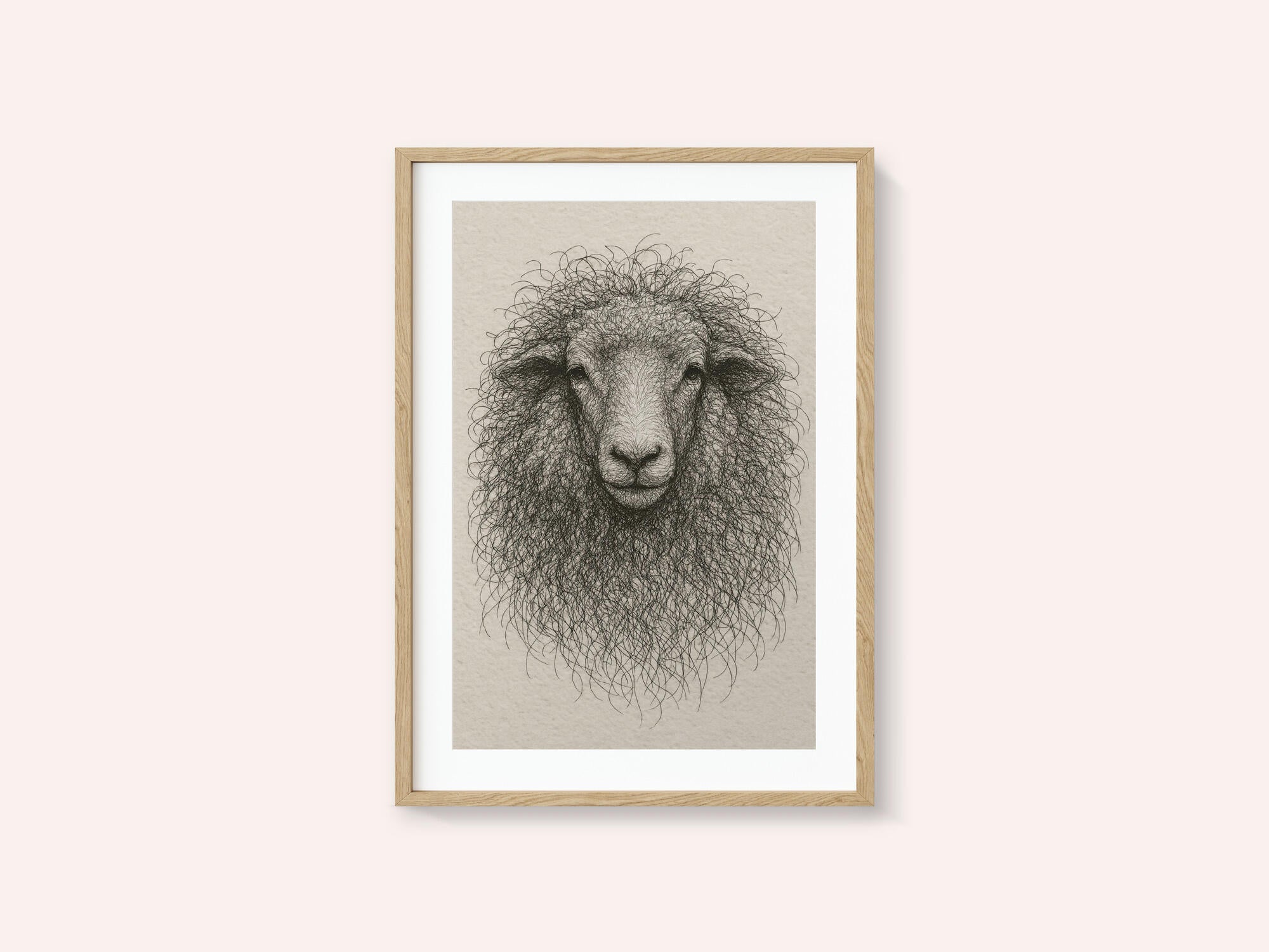 Textured Wool Sheep
