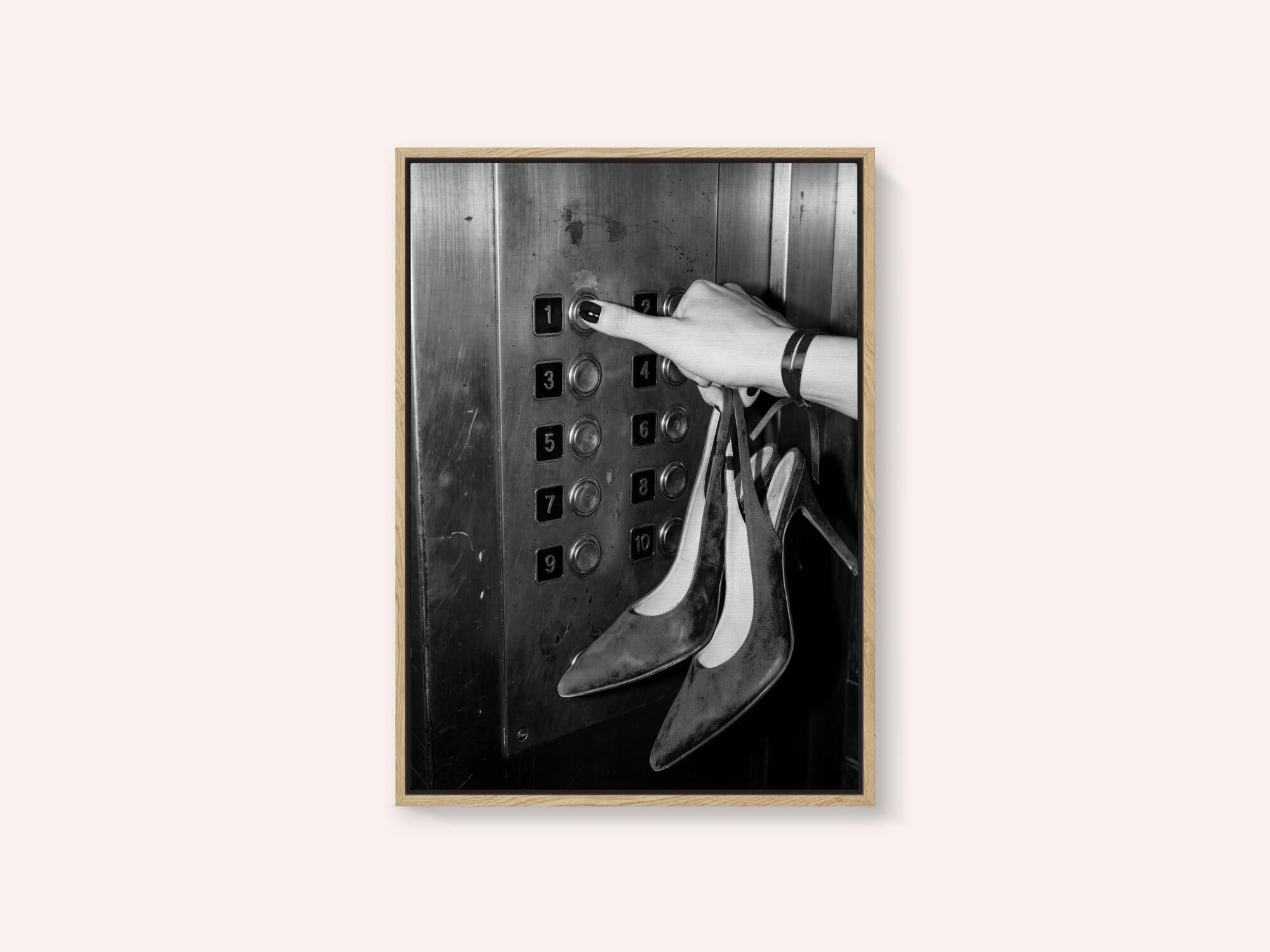 Elevator Button High Heels