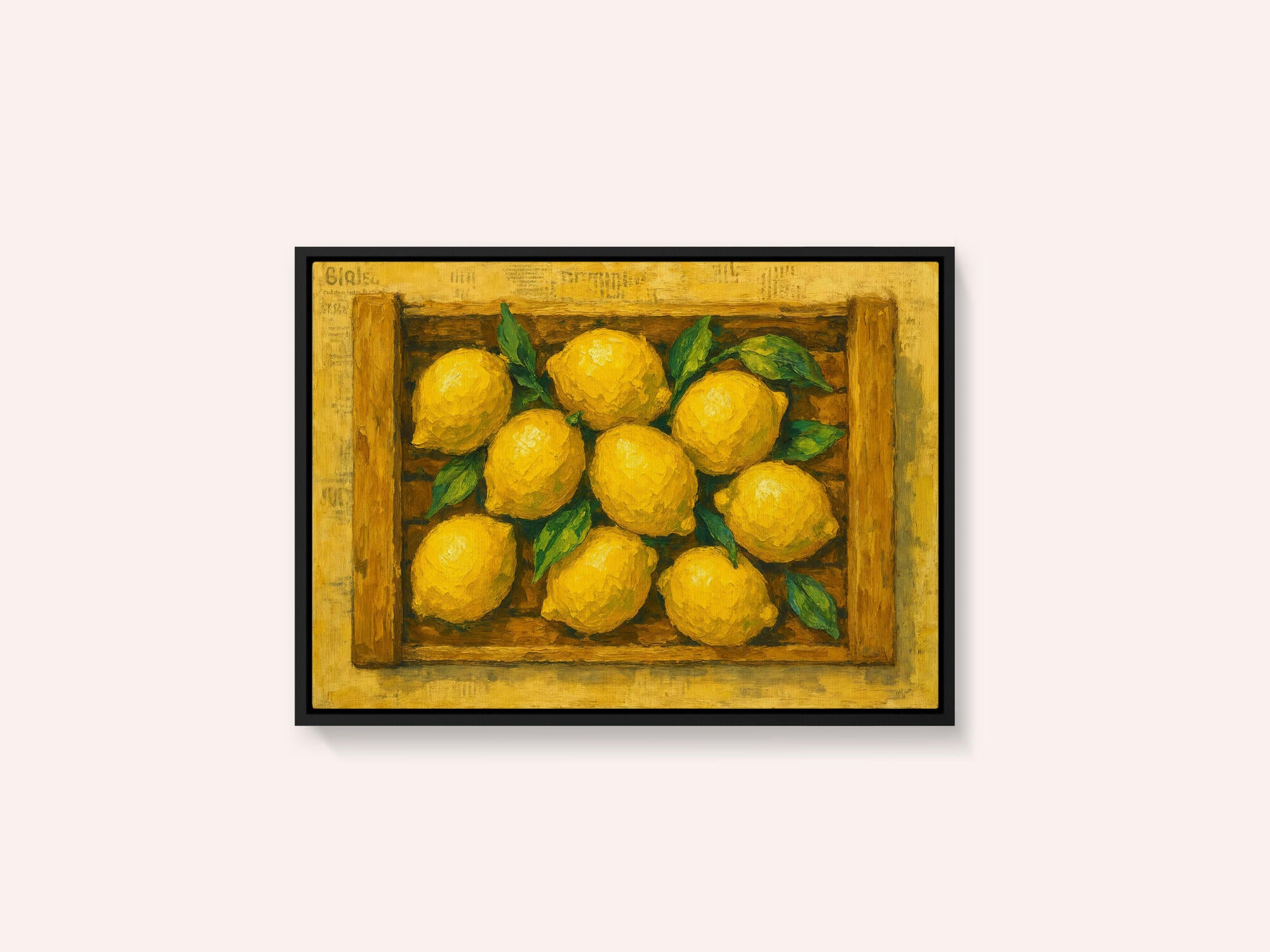 Fresh Lemons In Crate