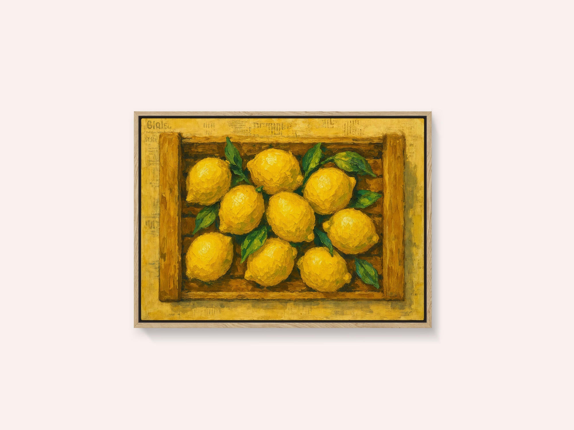 Fresh Lemons In Crate