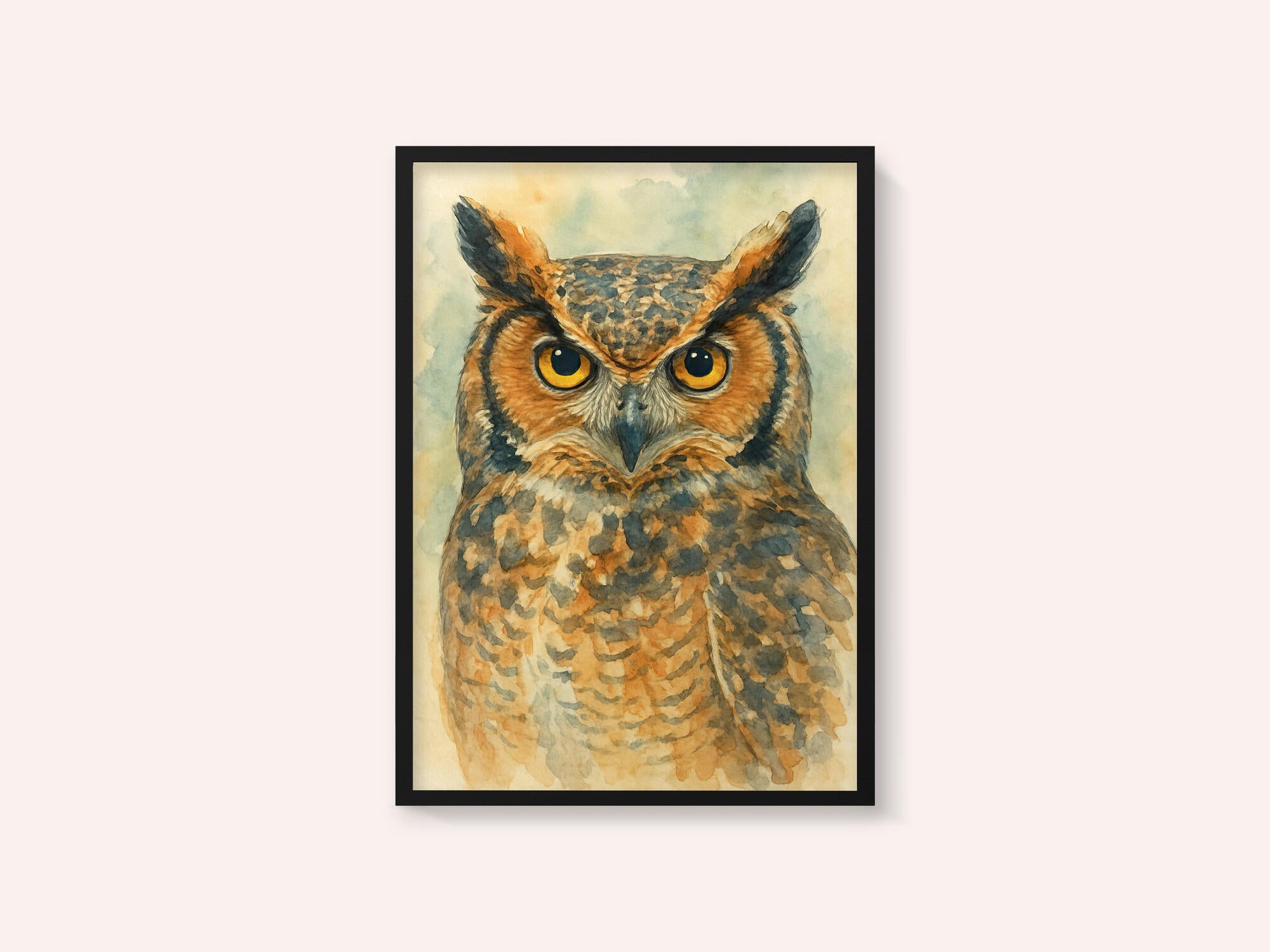 Great Horned Owl Portrait
