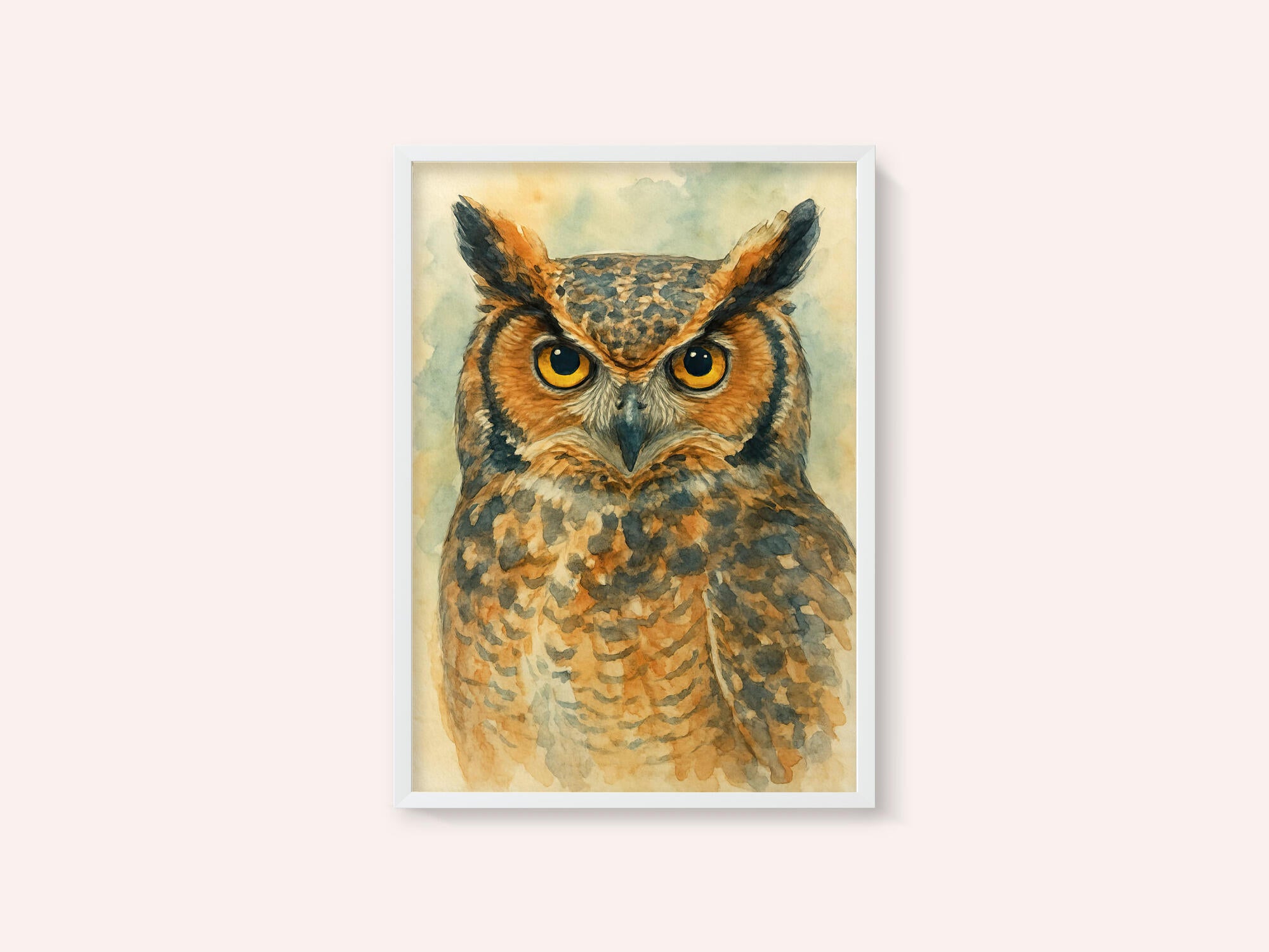 Great Horned Owl Portrait