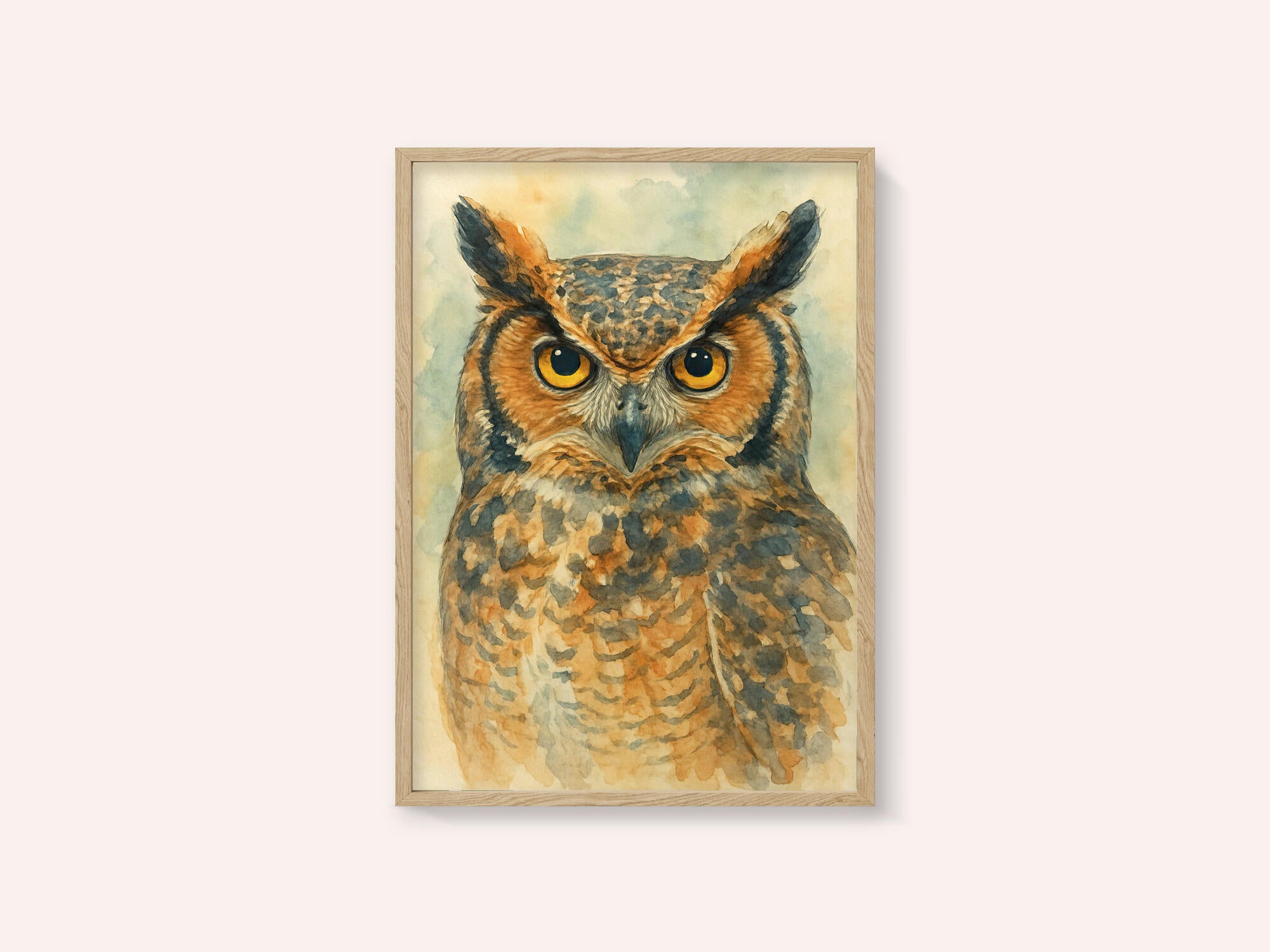 Great Horned Owl Portrait