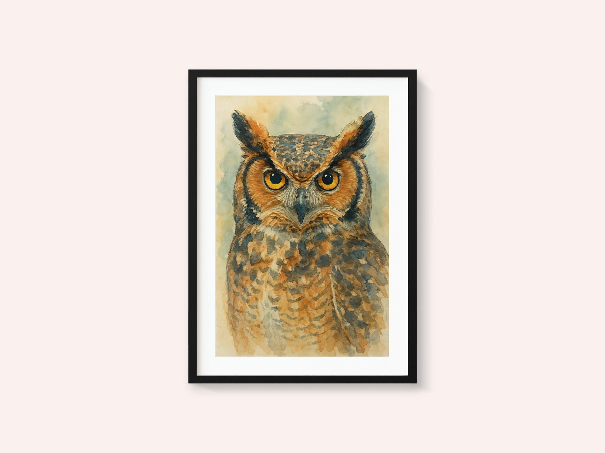 Great Horned Owl Portrait