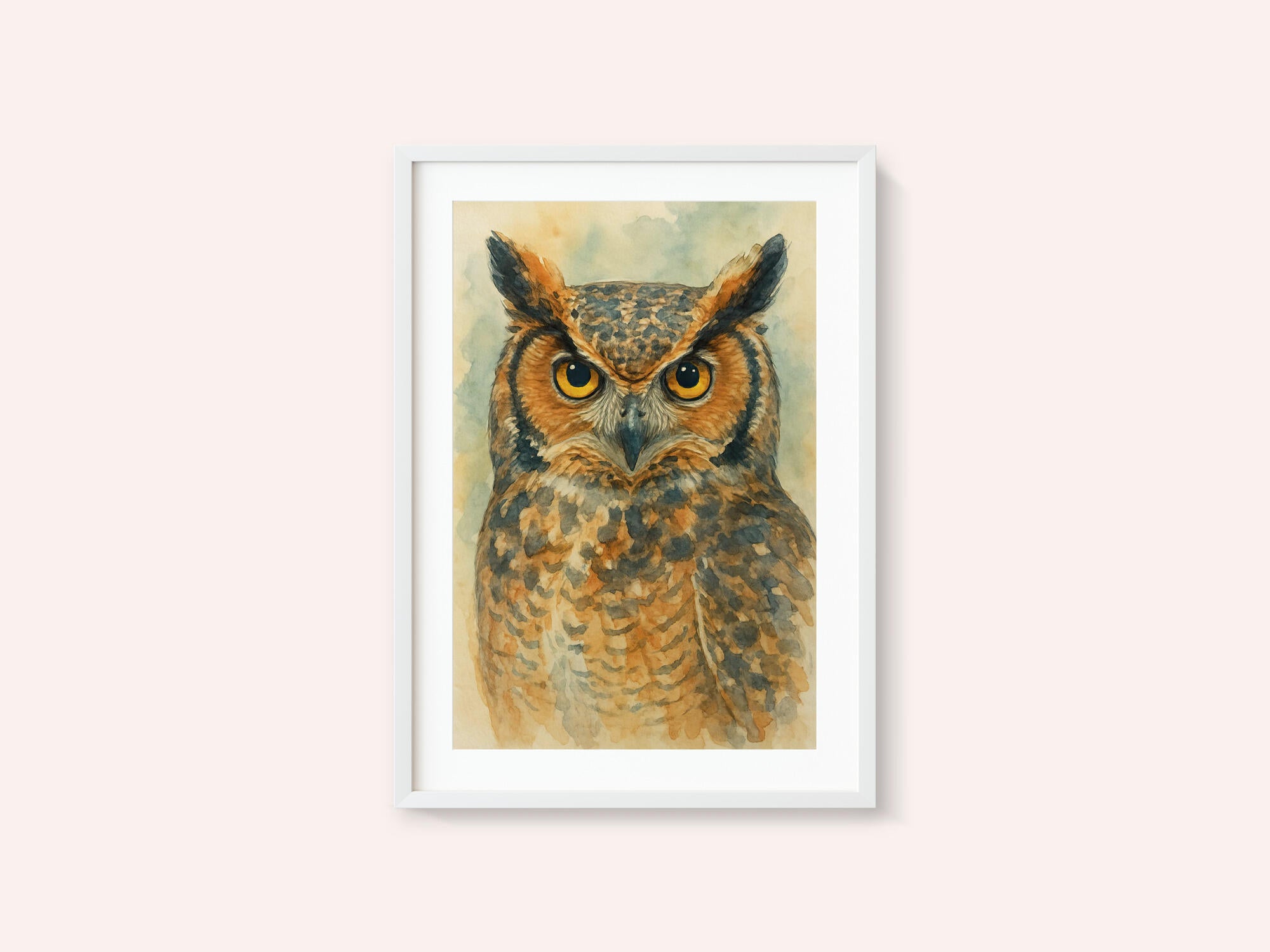 Great Horned Owl Portrait