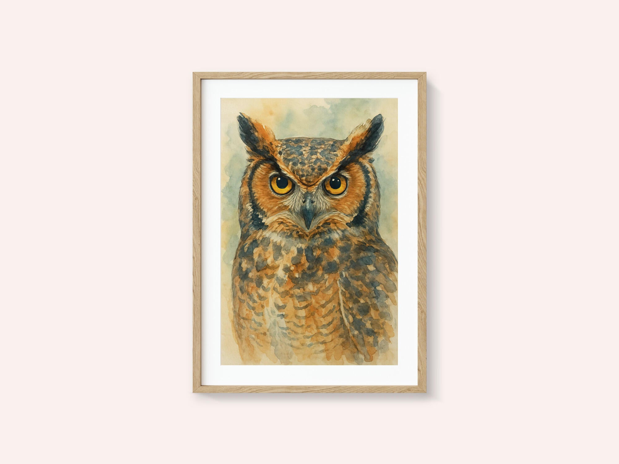 Great Horned Owl Portrait