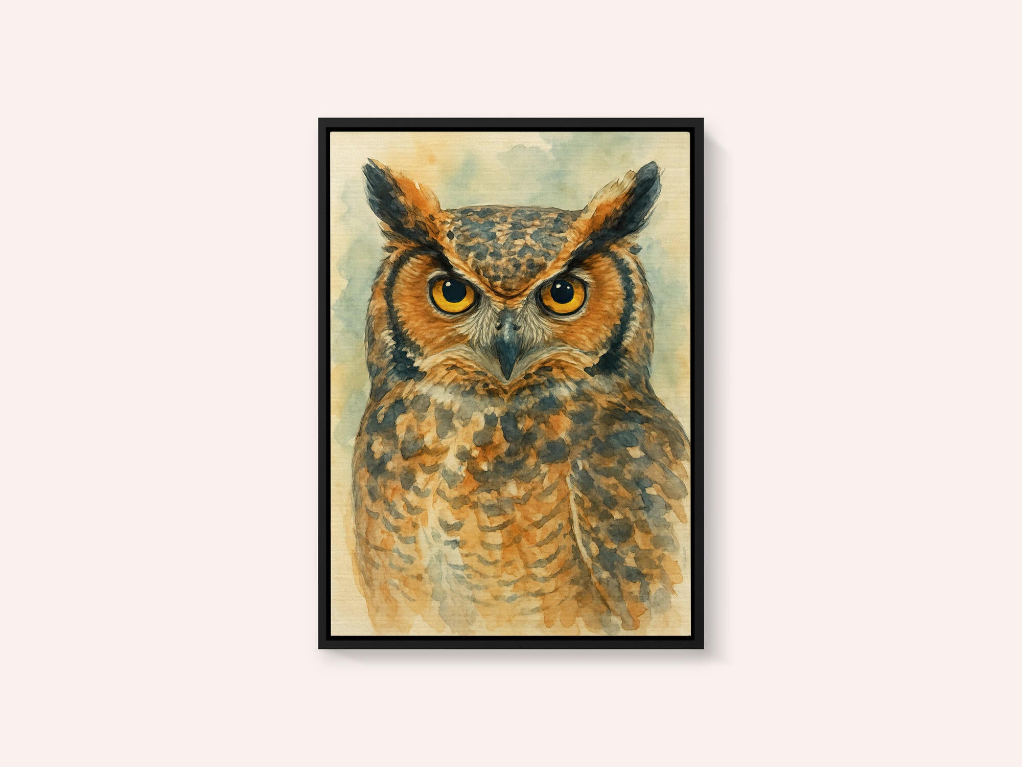 Great Horned Owl Portrait