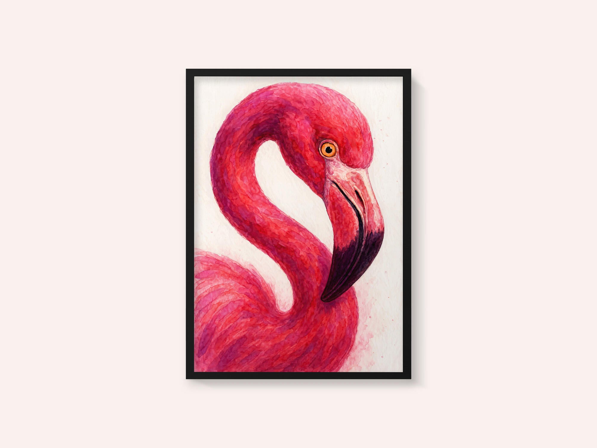 Elegant Pink Flamingo