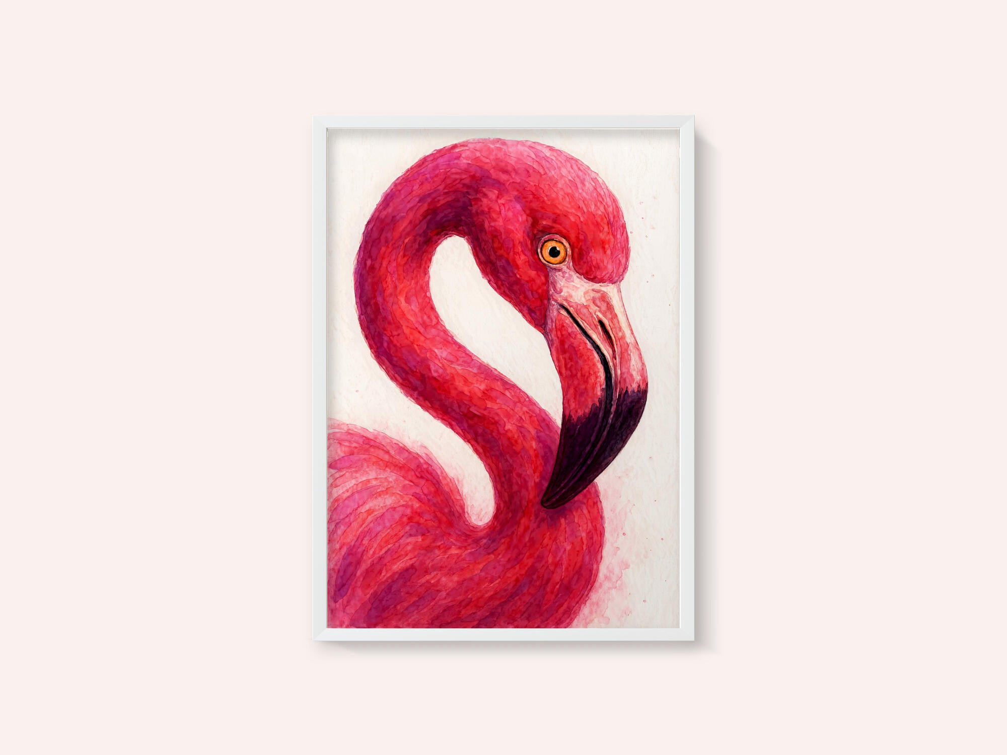 Elegant Pink Flamingo