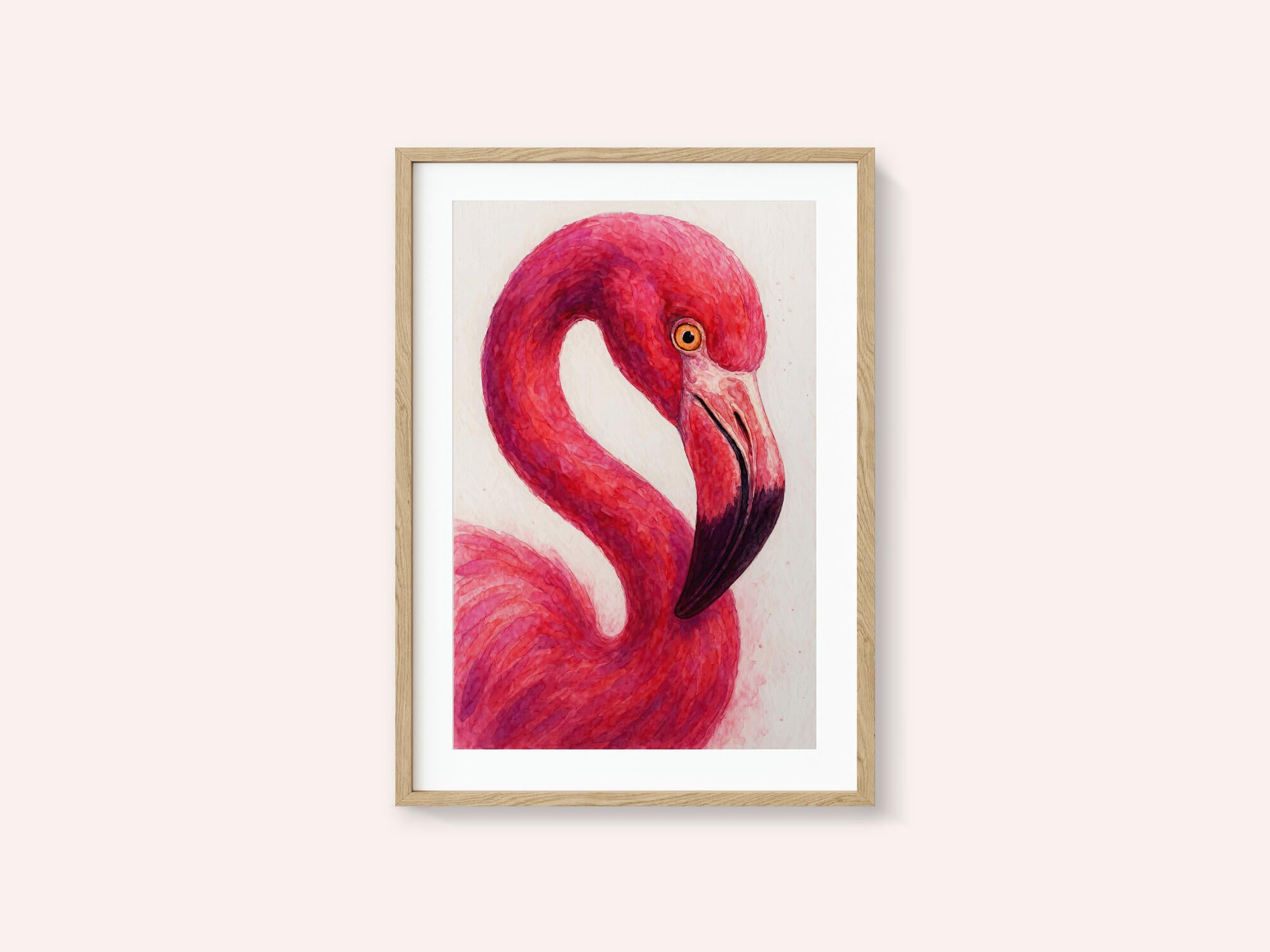 Elegant Pink Flamingo