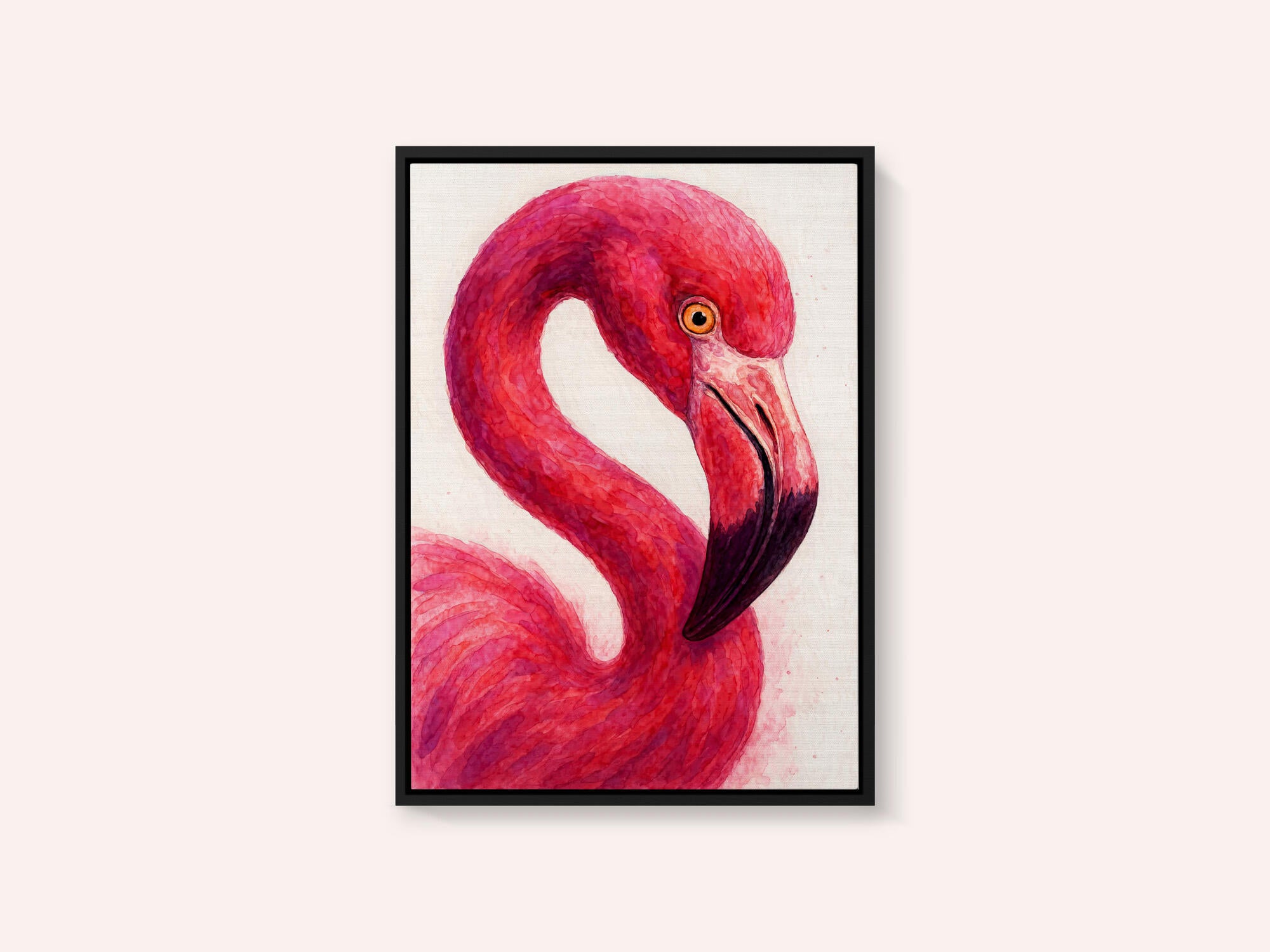 Elegant Pink Flamingo