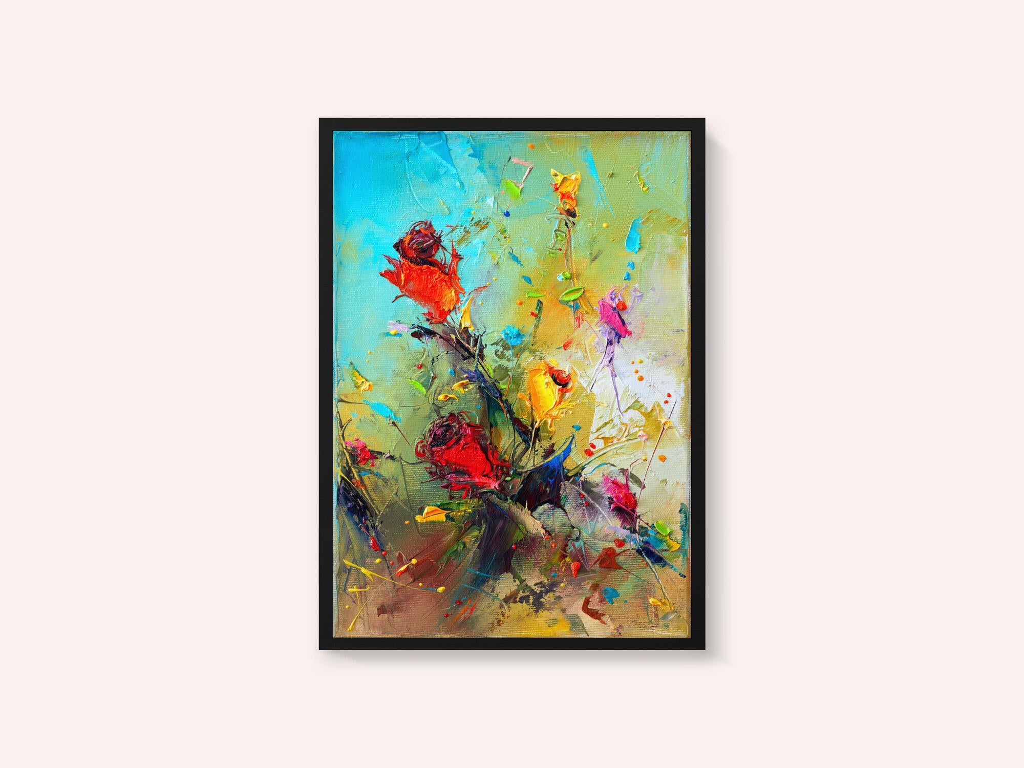 Vibrant Floral Impression