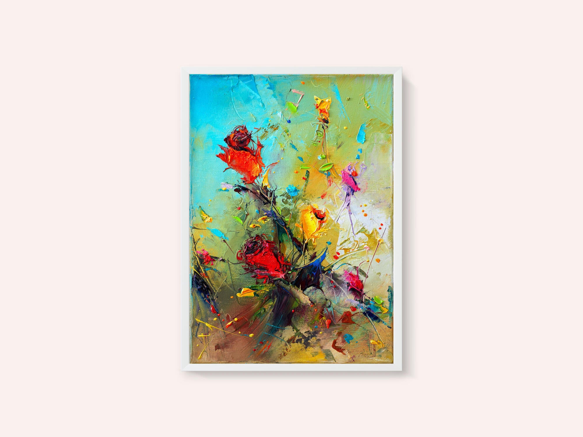 Vibrant Floral Impression